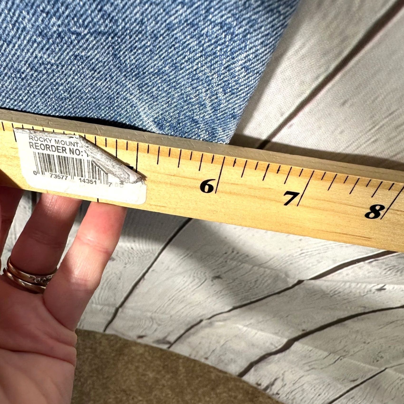 Agolde AGOLDE Jeans Womens 27 High Rise Riley Long Blue Jeans Button Fly Distressed 5-Pocket Denim Straight High Rise Womens Jeans Size 27" / US 4 / IT 40 - 5 Thumbnail
