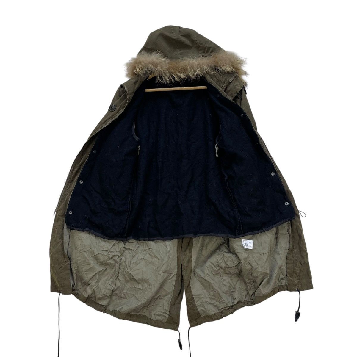 Japanese Brand Shama You Must Not Forget It Faux Fur Parka Field Jackets Size S / US 4 / IT 40 - 3 Thumbnail