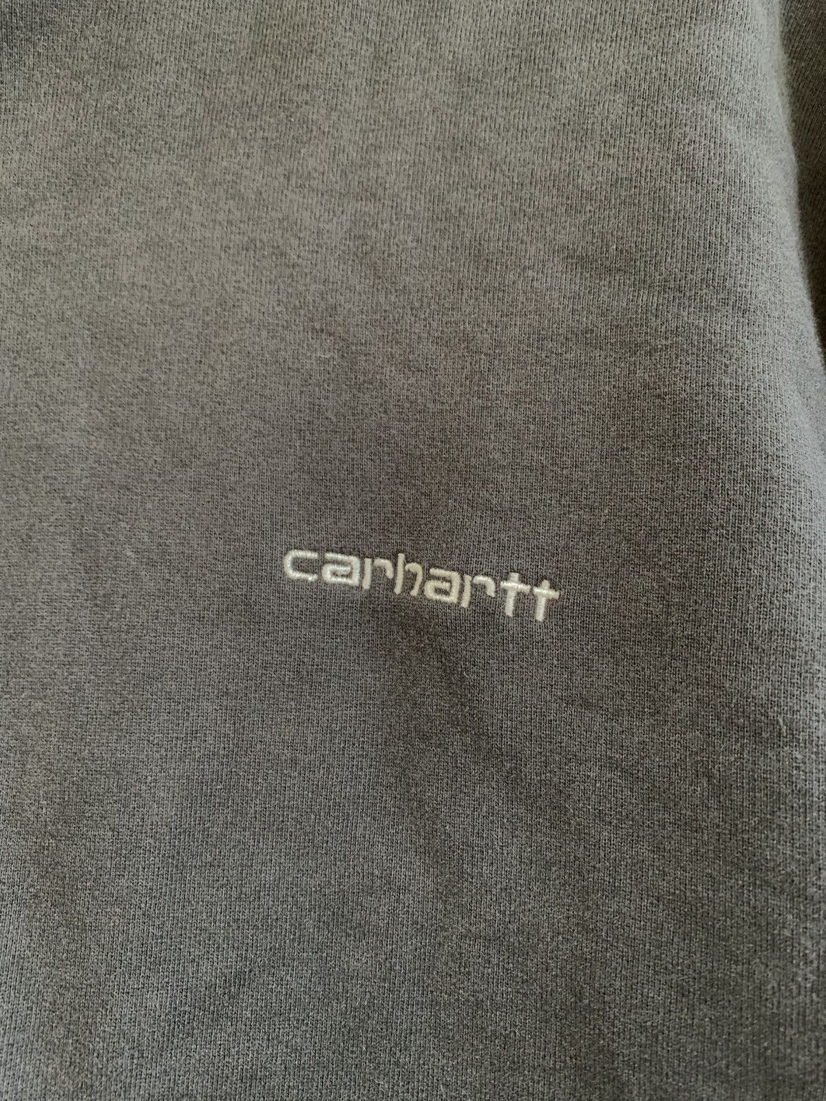 Carhartt Vintage 90s Carhartt Star Tag Black Hoodie Faded Men’s Size US L / EU 52-54 / 3 - 5 Thumbnail