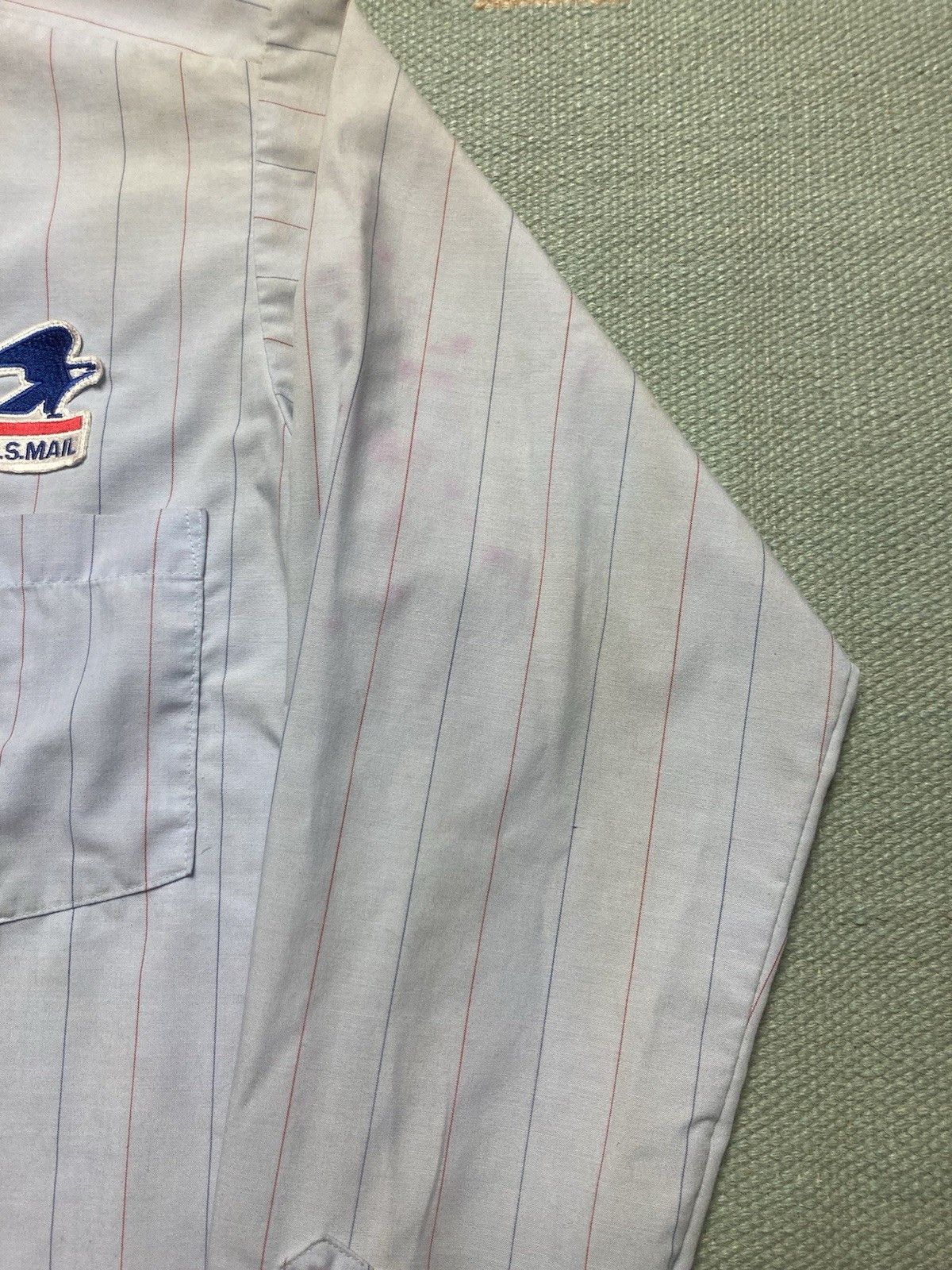 Vintage Vtg button shirt Elbeco USPS mail carrier eagle womens 38 Size L / US 10 / IT 46 - 4 Thumbnail