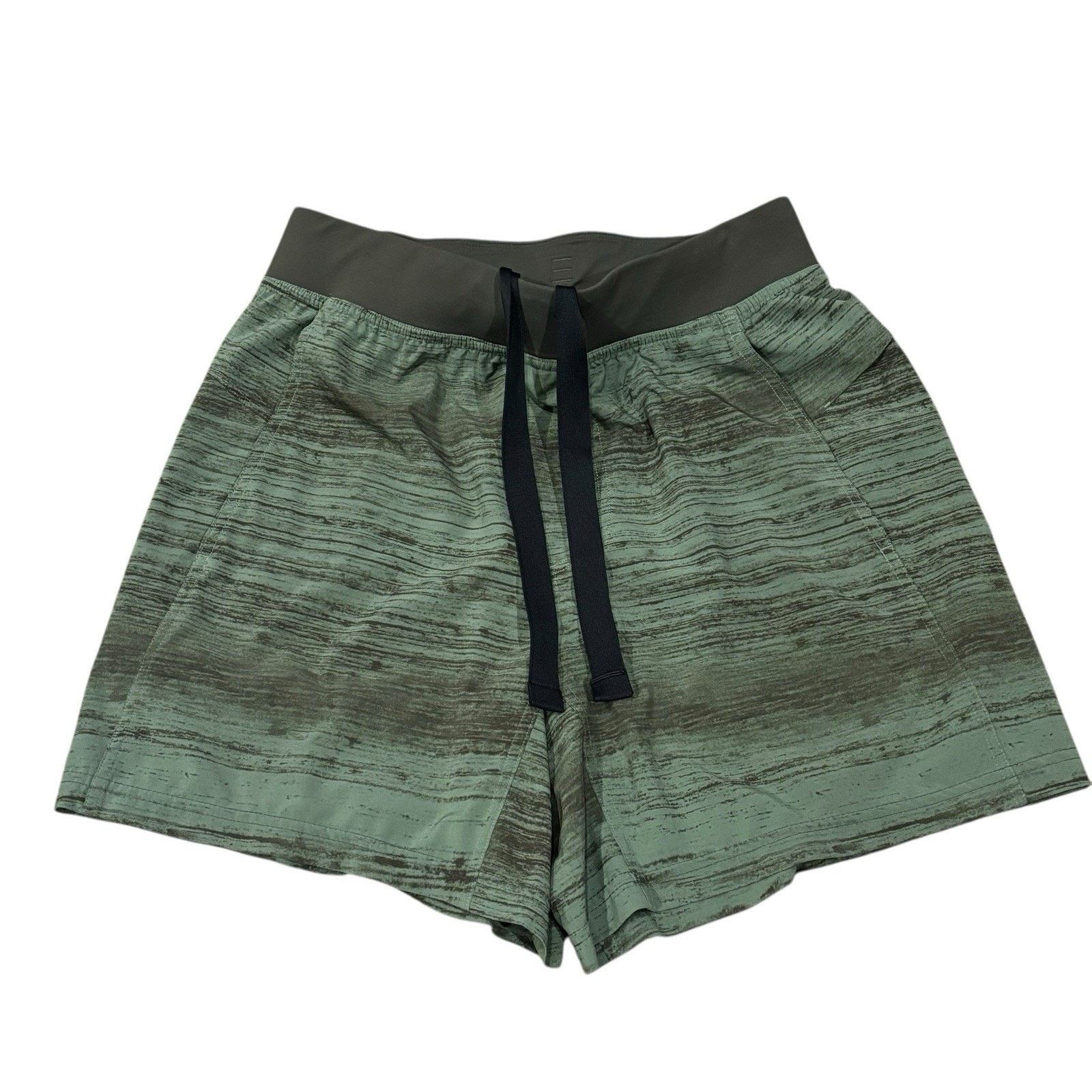 Lululemon Lululemon Surge 6” Shorts Men’s Medium Green Static Drift Size US 29 - 3 Thumbnail