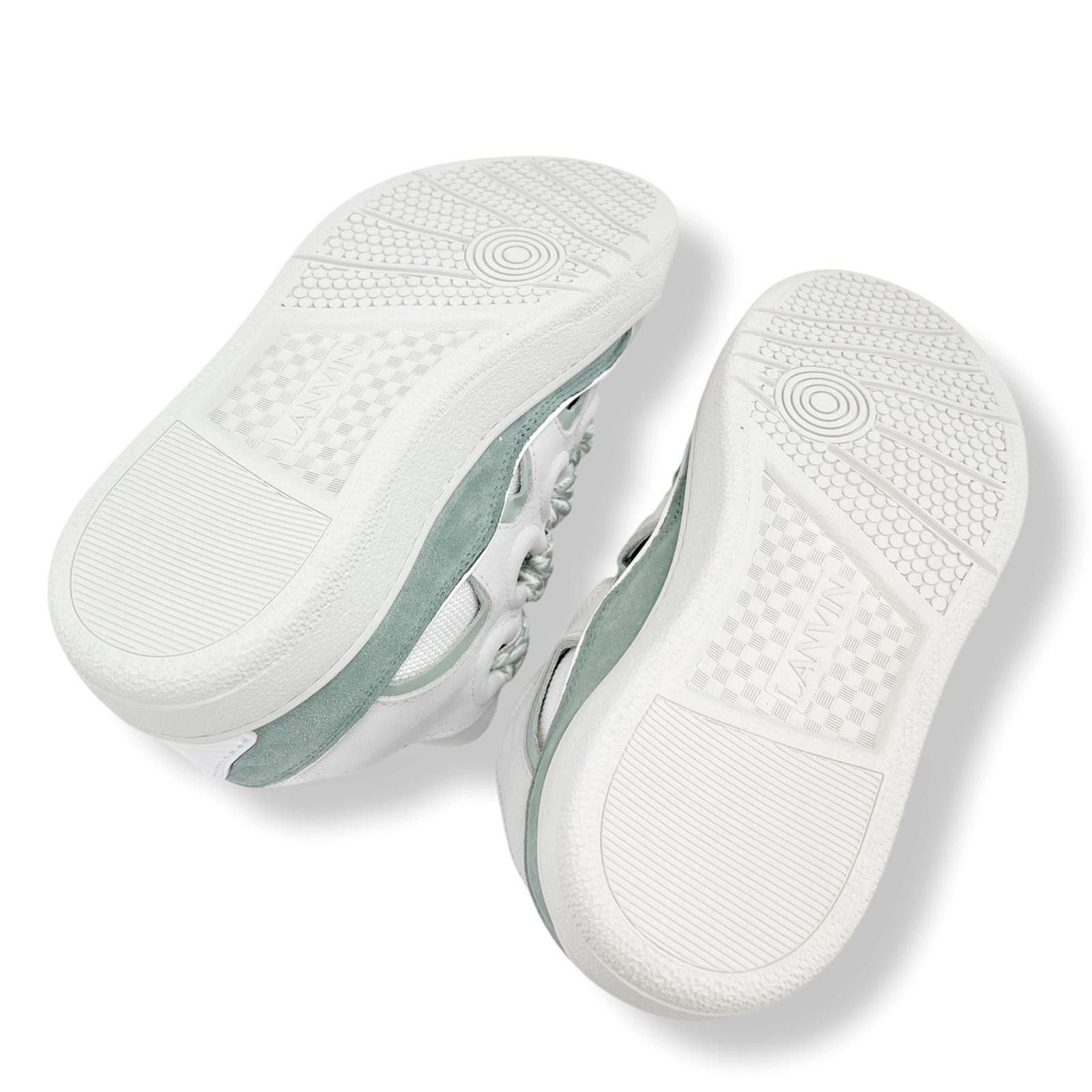 Lanvin Lanvin Mint Green Curb Trainers Size US 8 / IT 38 - 6 Thumbnail