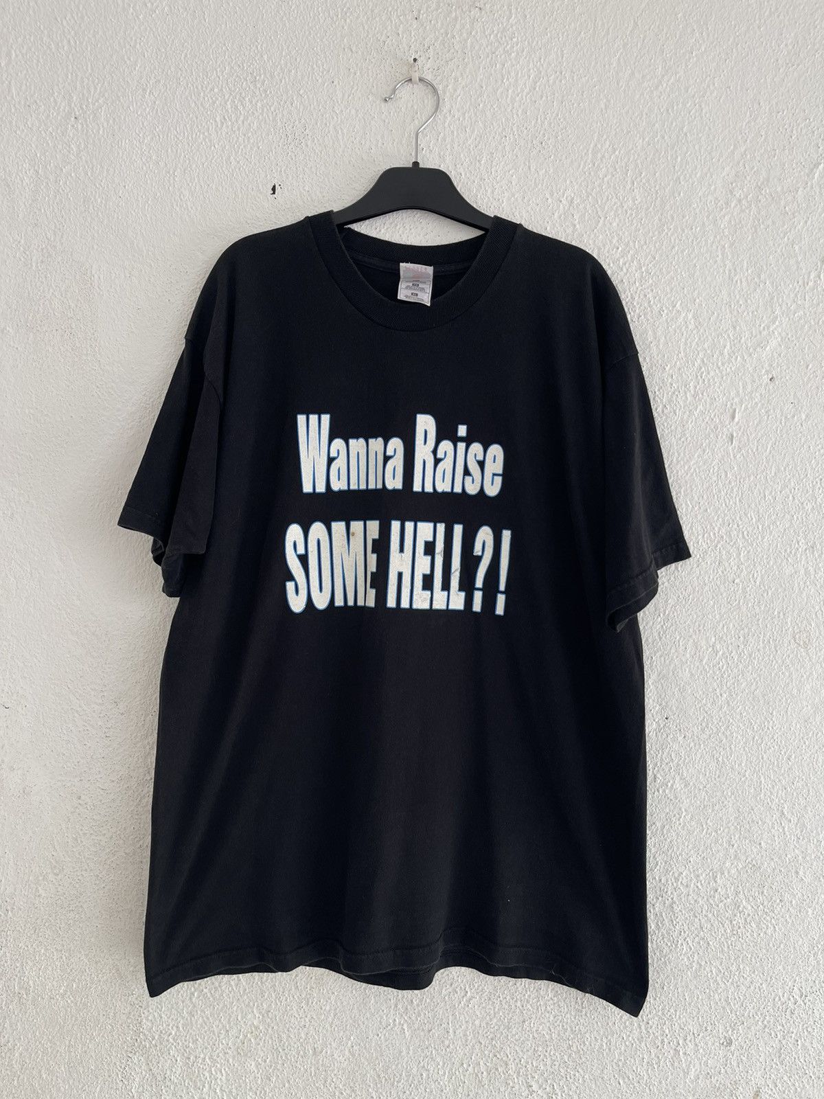 WWF Vintage Stone Cold Wanna Raise Some Hell?! WWF Size US XL / EU 56 / 4 - 1 Thumbnail
