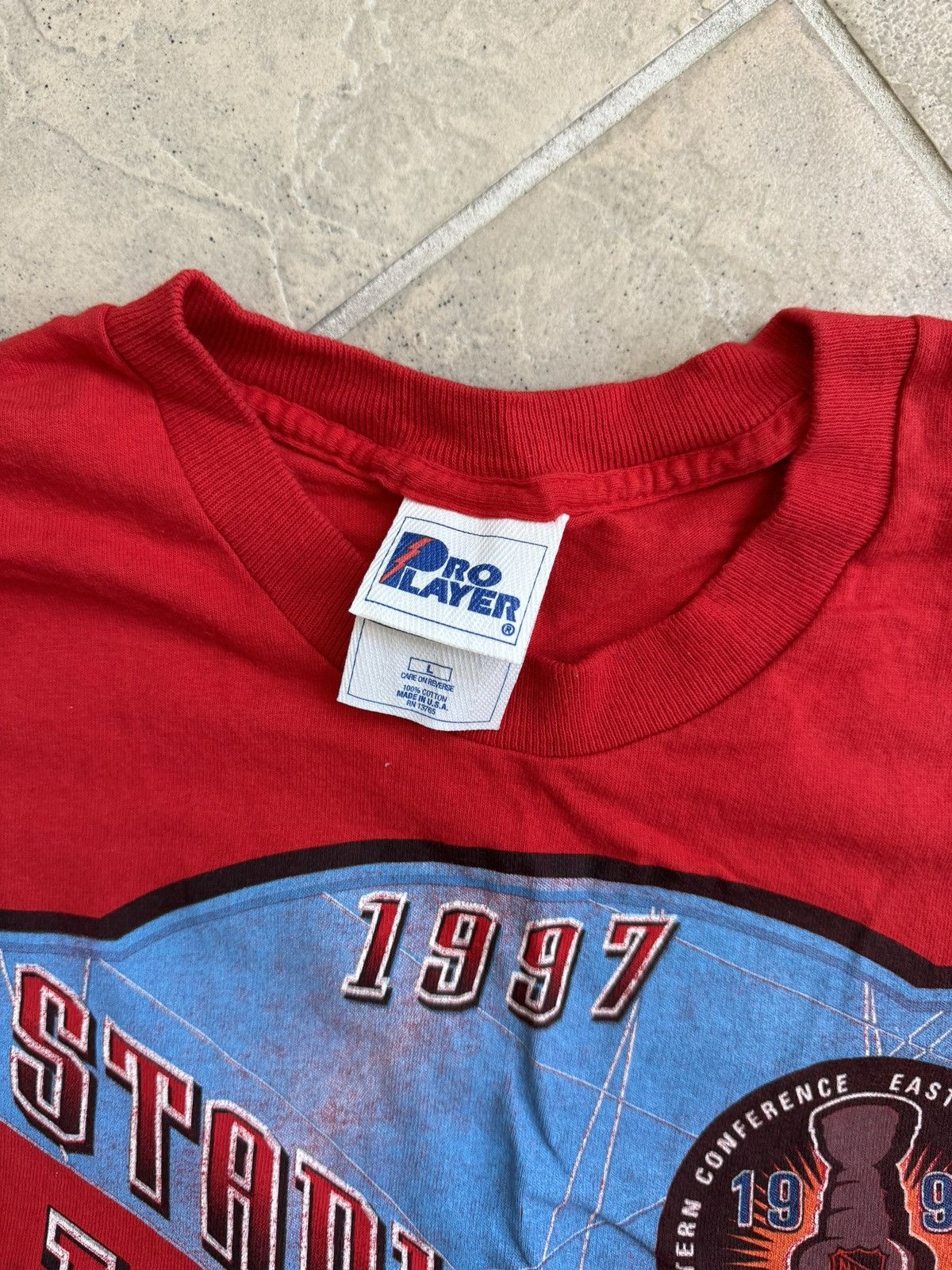 Pro Player × Vintage Vintage 1997 Detroit Red Wings Stanley Cup Champion Tee Size US L / EU 52-54 / 3 - 3 Thumbnail