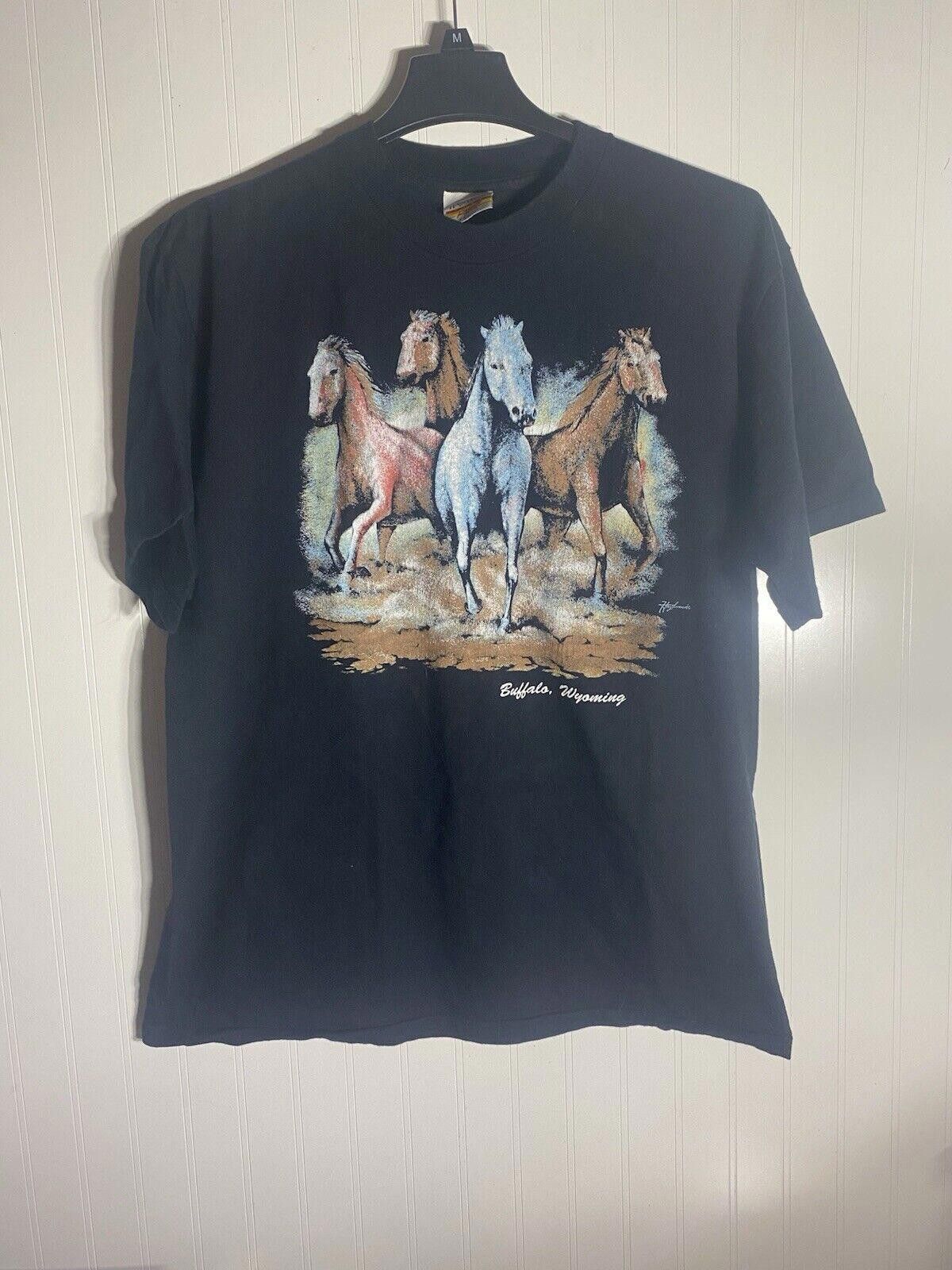 Designer Vintage 90s Hazelwood Horse XL Size US XL / EU 56 / 4 - 1 Thumbnail