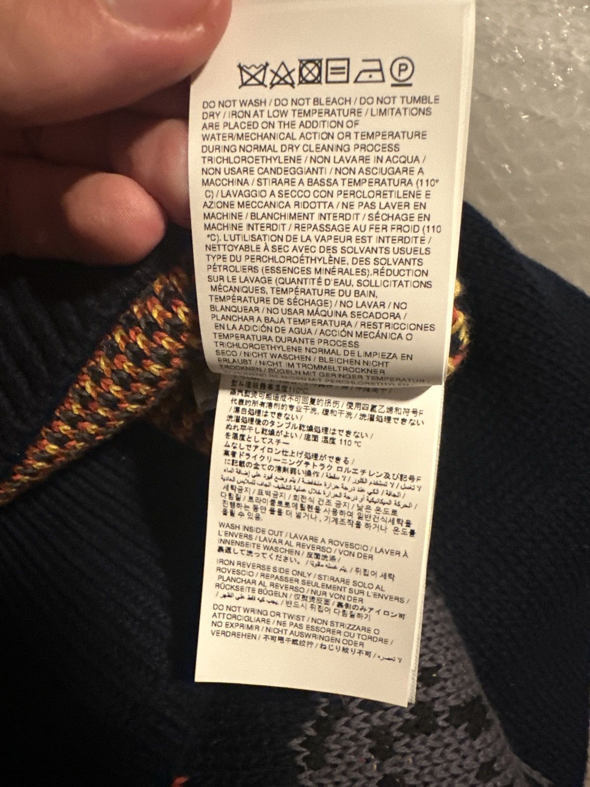 Off-White Crystal Embellished Moon Phase Kit Wool Hooded Zip Up Sweat Size US XL / EU 56 / 4 - 15 Thumbnail