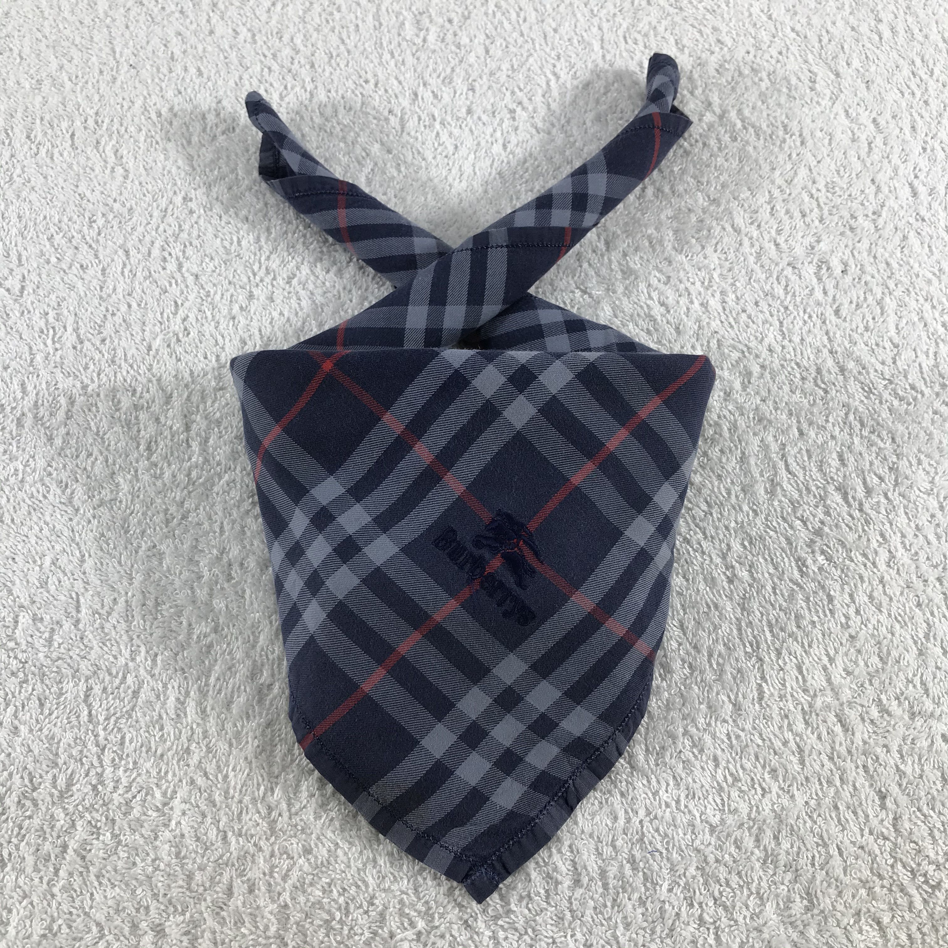 Burberry × Vintage Burberry Bandana / Handkerchief / Neckerchief - S077 Size ONE SIZE - 3 Thumbnail