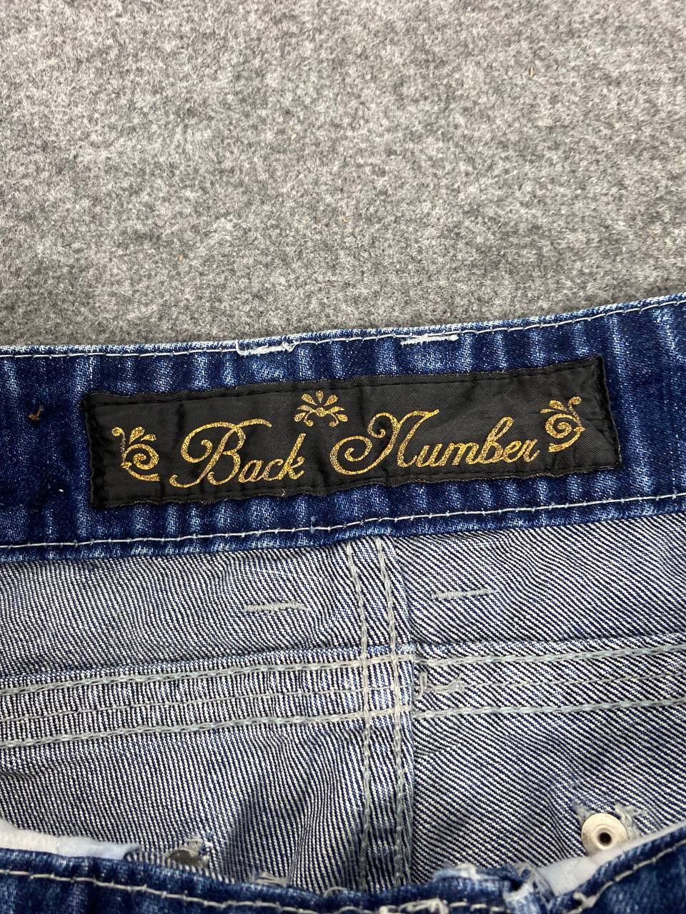 Japanese Brand japanese brand back number denim nice design Size 30" / US 8 / IT 44 - 11 Thumbnail