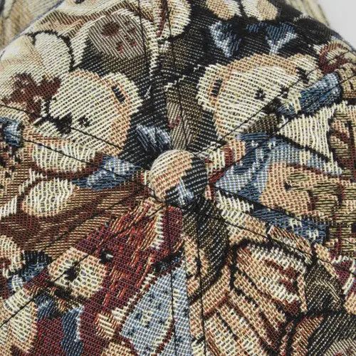Japanese Brand Baseball cap cute bear sun hat dog bear print hip-hop style Size ONE SIZE - 5 Thumbnail