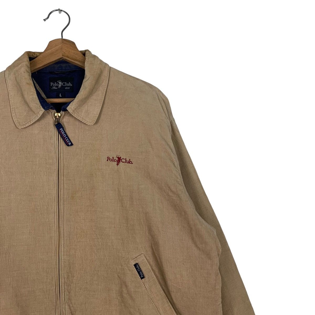 Japanese Brand POLO CLUB Collared Casual Corduroy Jacket #0564-C26 Size US L / EU 52-54 / 3 - 5 Thumbnail