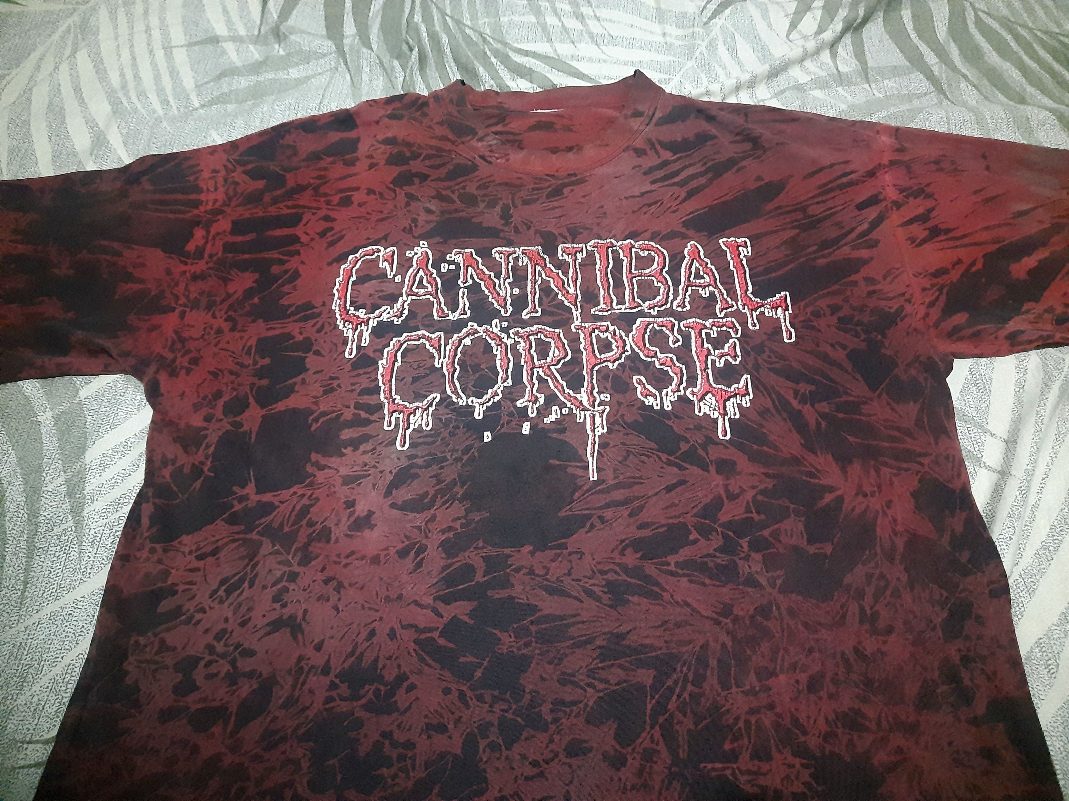Band Tees × Vintage Vintage Cannibal Corpse - Gallery Of Suicide Europe Tour '98 Size US XL / EU 56 / 4 - 3 Thumbnail