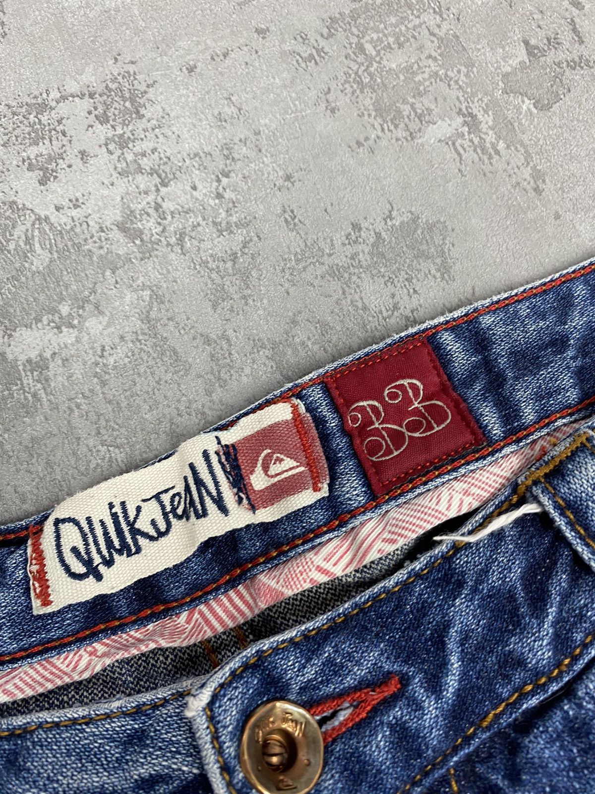 Quiksilver Quiksilver Relaxed Fit Distresed Denim quikjean skate Size US 33 - 6 Thumbnail
