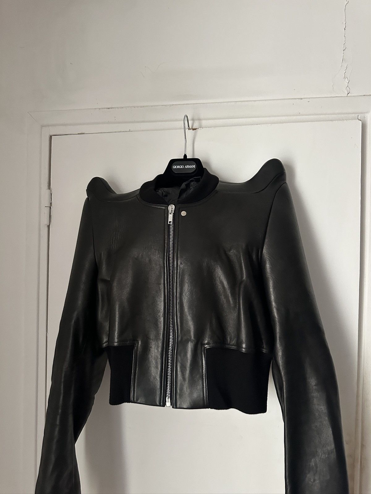 Rick Owens Rick Owens rare cropped tec flight jacket Size 48IT Size US M / EU 48-50 / 2 - 6 Thumbnail