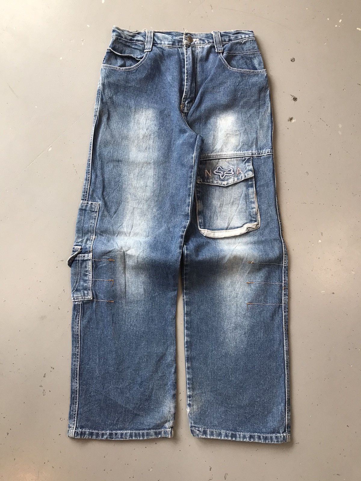 Vintage × Wrangler Vintage wrangler big pocket embroidered cargo denim Size US 30 / EU 46 - 2 Thumbnail