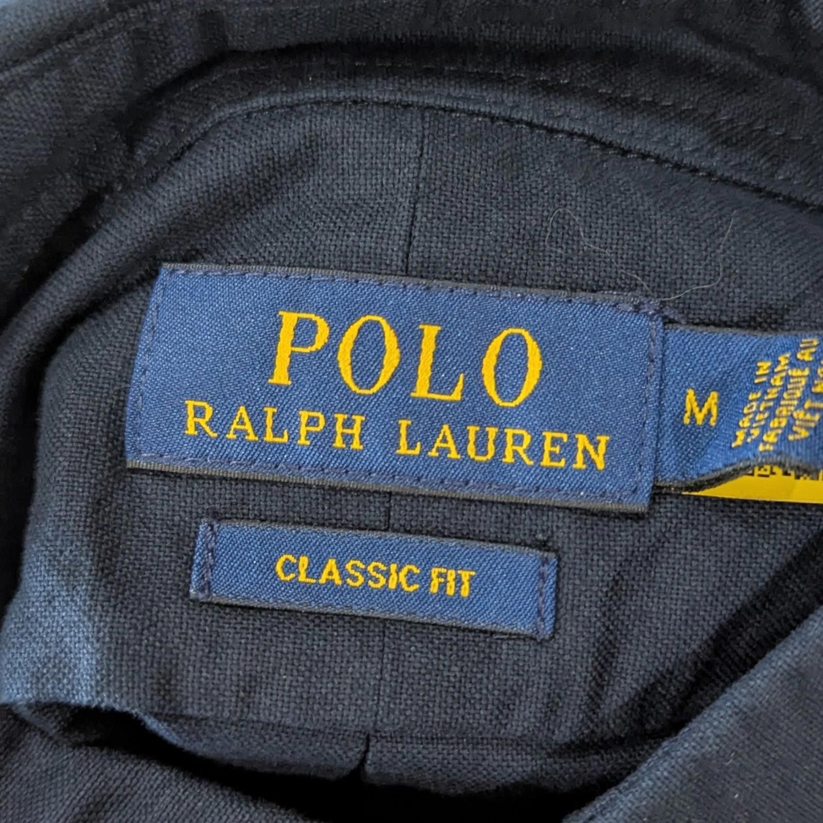 Polo Ralph Lauren Unisex Ralph Lauren Classic Oxford Shirt Navy Blue Medium Size US M / EU 48-50 / 2 - 6 Thumbnail