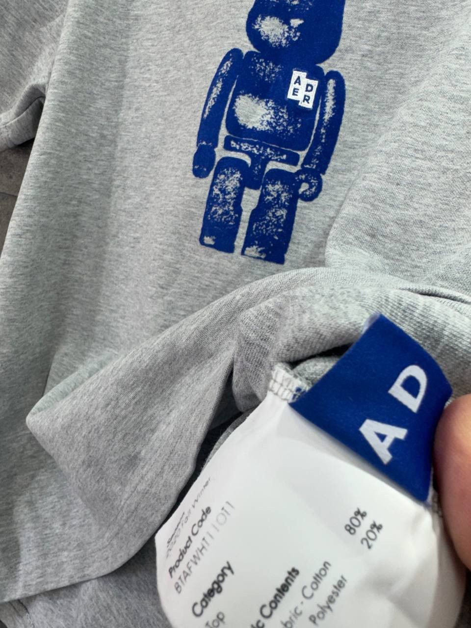 Ader Error ADER ERROR Bear T-Shirt Logo Print Size US S / EU 44-46 / 1 - 9 Thumbnail