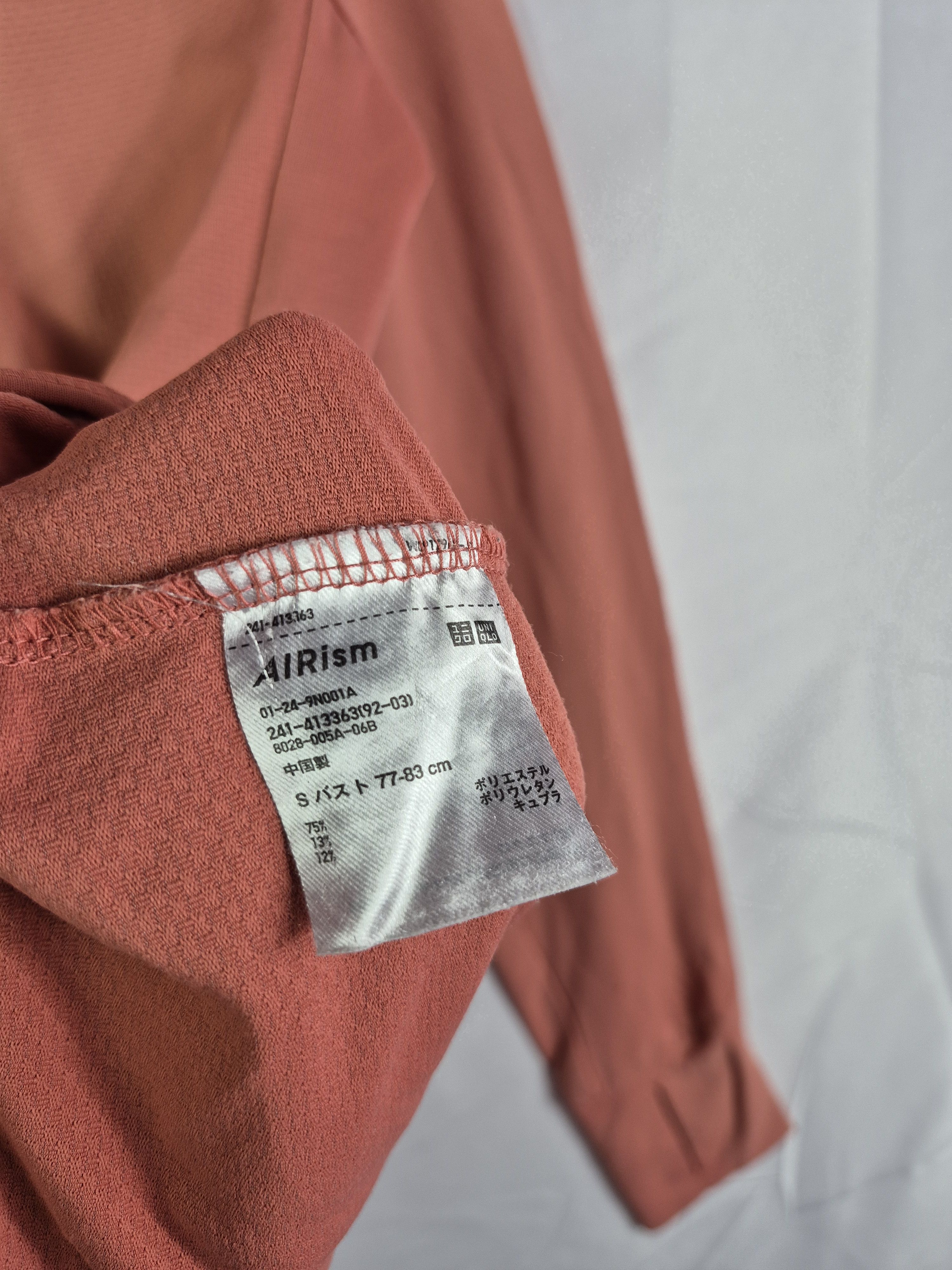 Japanese Brand 🔥 Uniqlo Airism Hoodie Sports Jacket Sweater Size S / US 4 / IT 40 - 7 Thumbnail