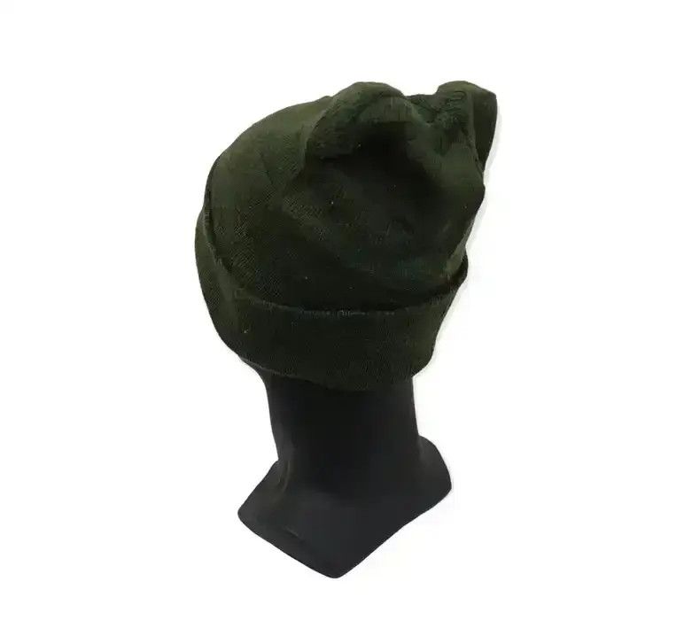 Japanese Brand Japanese Brand Military Plain Beanie Hat Size ONE SIZE - 3 Thumbnail