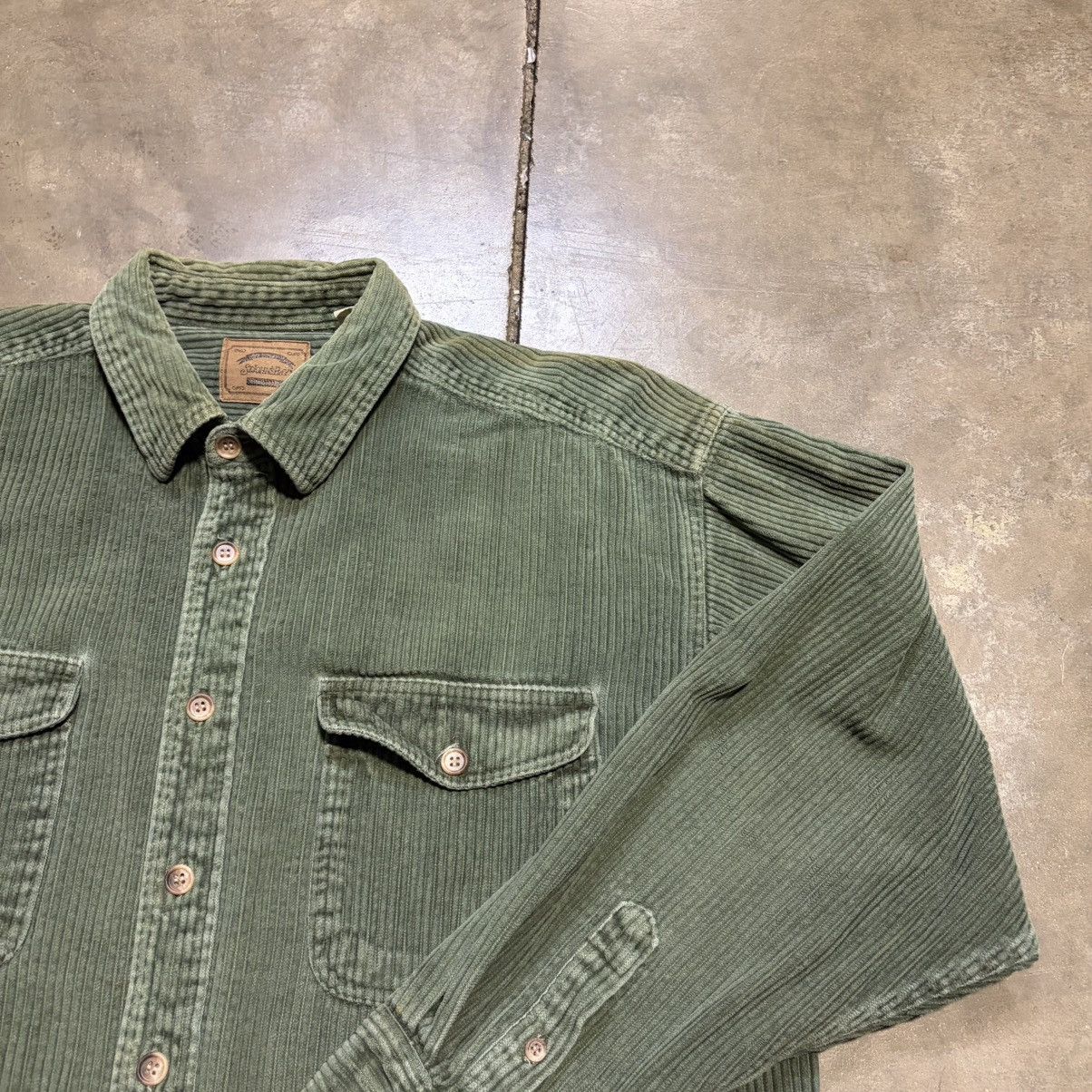 St. Johns Bay Vintage St Johns Bay Corduroy Button Up Shirt Heavyweight Size US XL / EU 56 / 4 - 6 Thumbnail