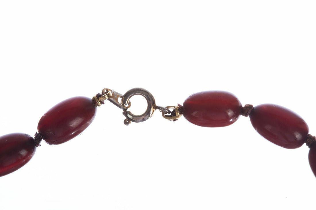 Designer Victorian Graduated Cherry Amber Necklace Size ONE SIZE - 4 Thumbnail