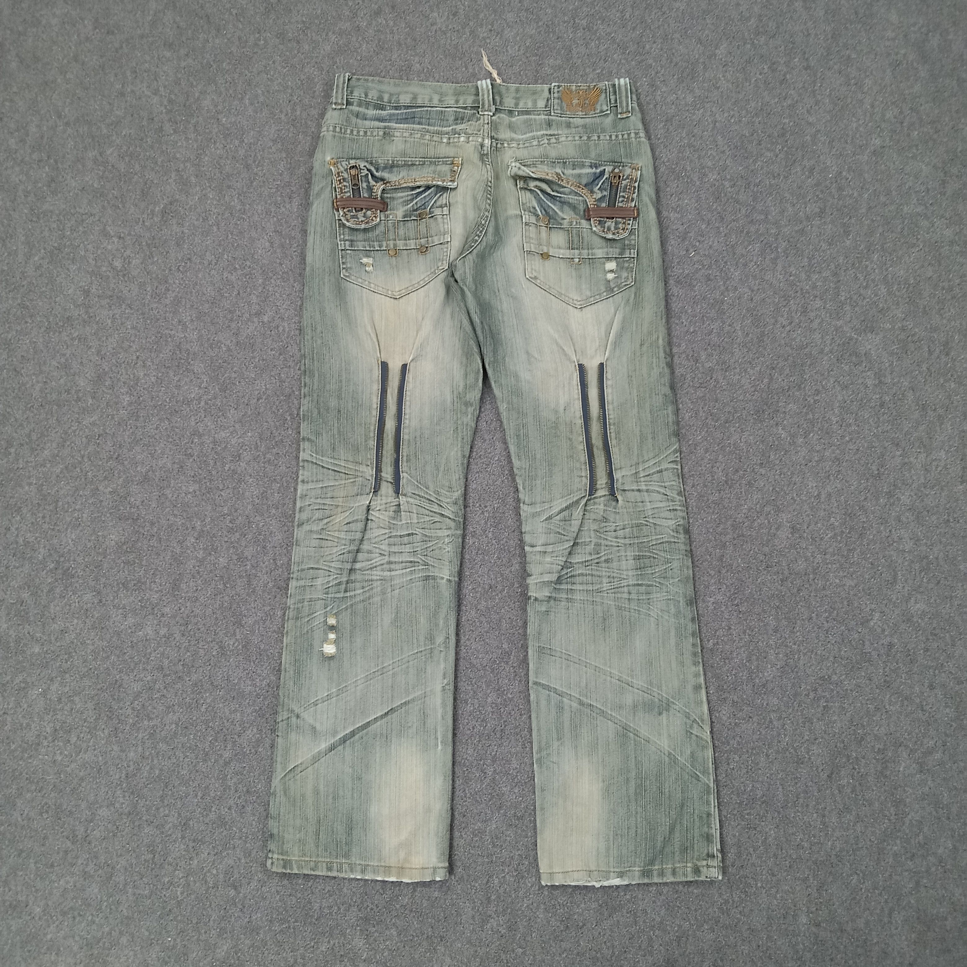 F.U.S.A.I Focus USA Bikers Knee Denim Jeans C258N25