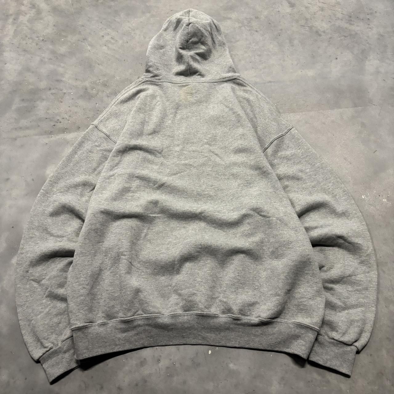 Japanese Brand × Vintage Crazy Vintage Y2K/2000s Light Grey Blank Russell Style Essential Hoodie! Size US XL / EU 56 / 4 - 7 Thumbnail