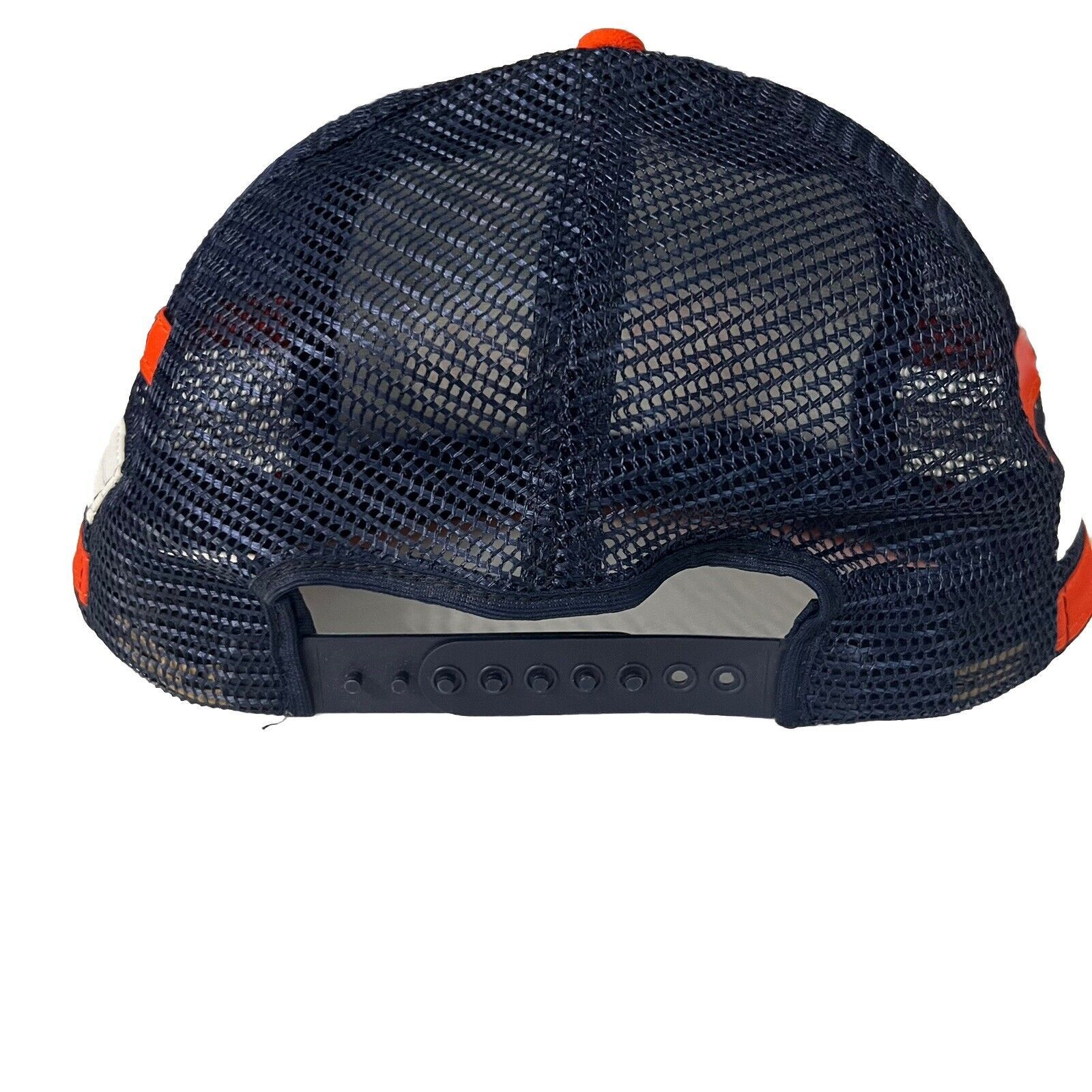 Other Vtg Au Triumph Mesh 3 Stripe Trucker Snapback Blue Orange Size ONE SIZE - 3 Thumbnail