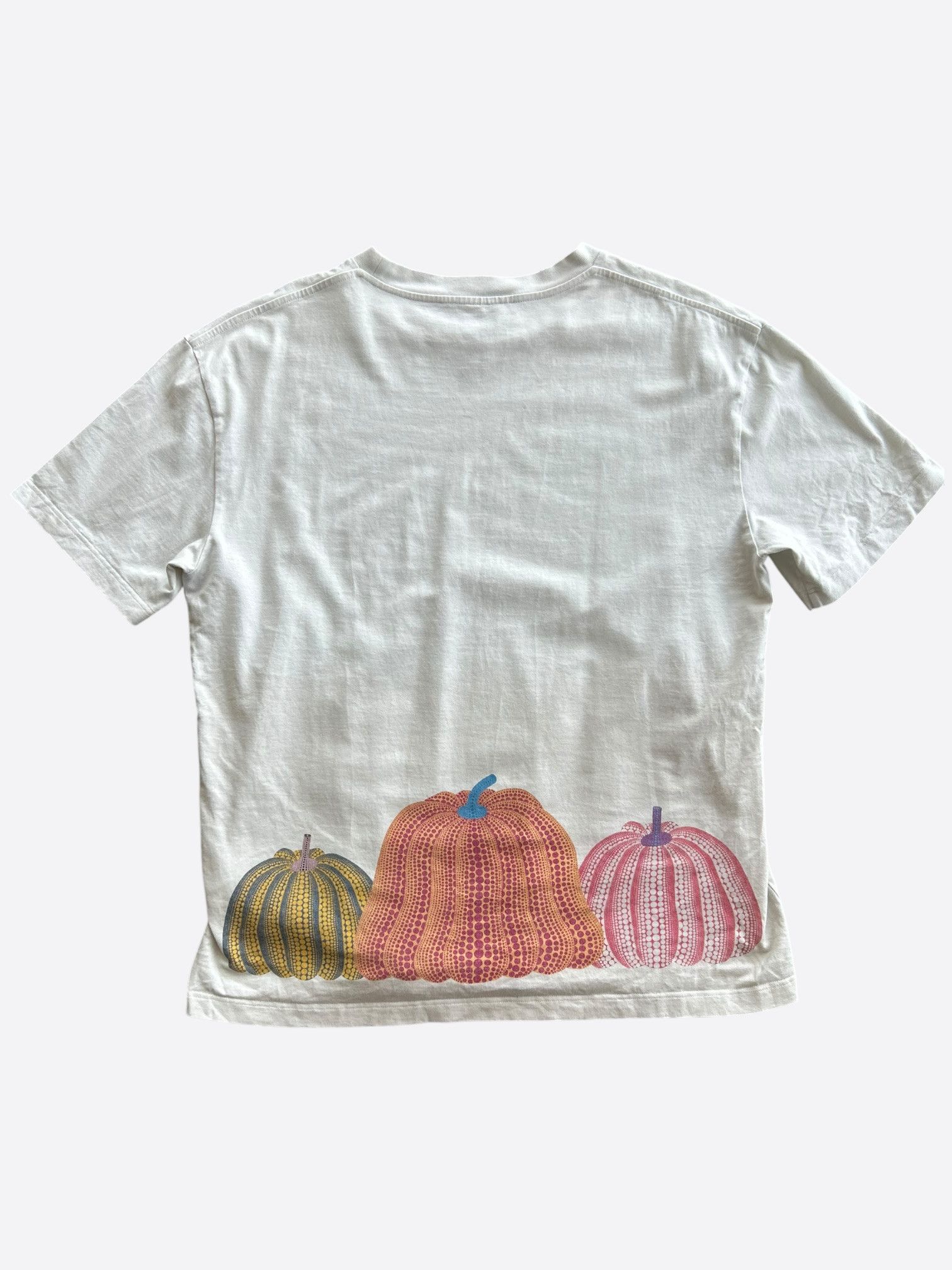 Louis Vuitton Louis Vuitton White & Multicolor Pumpkin T-Shirt Size US L / EU 52-54 / 3 - 2 Thumbnail