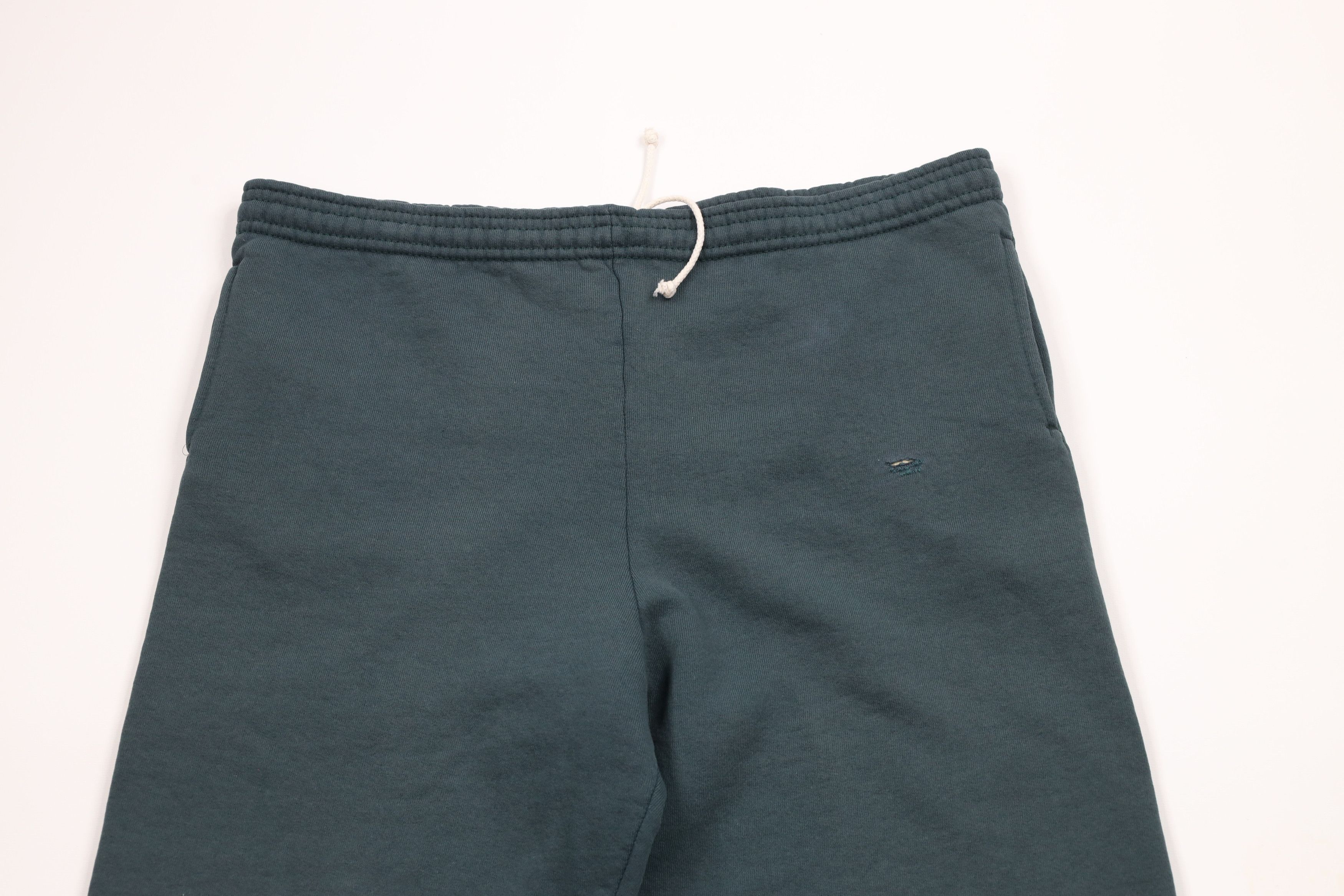 Russell Athletic × Vintage Vintage 90s Russell Athletic Blank Sweatpants Green USA Size US 34 / EU 50 - 2 Thumbnail