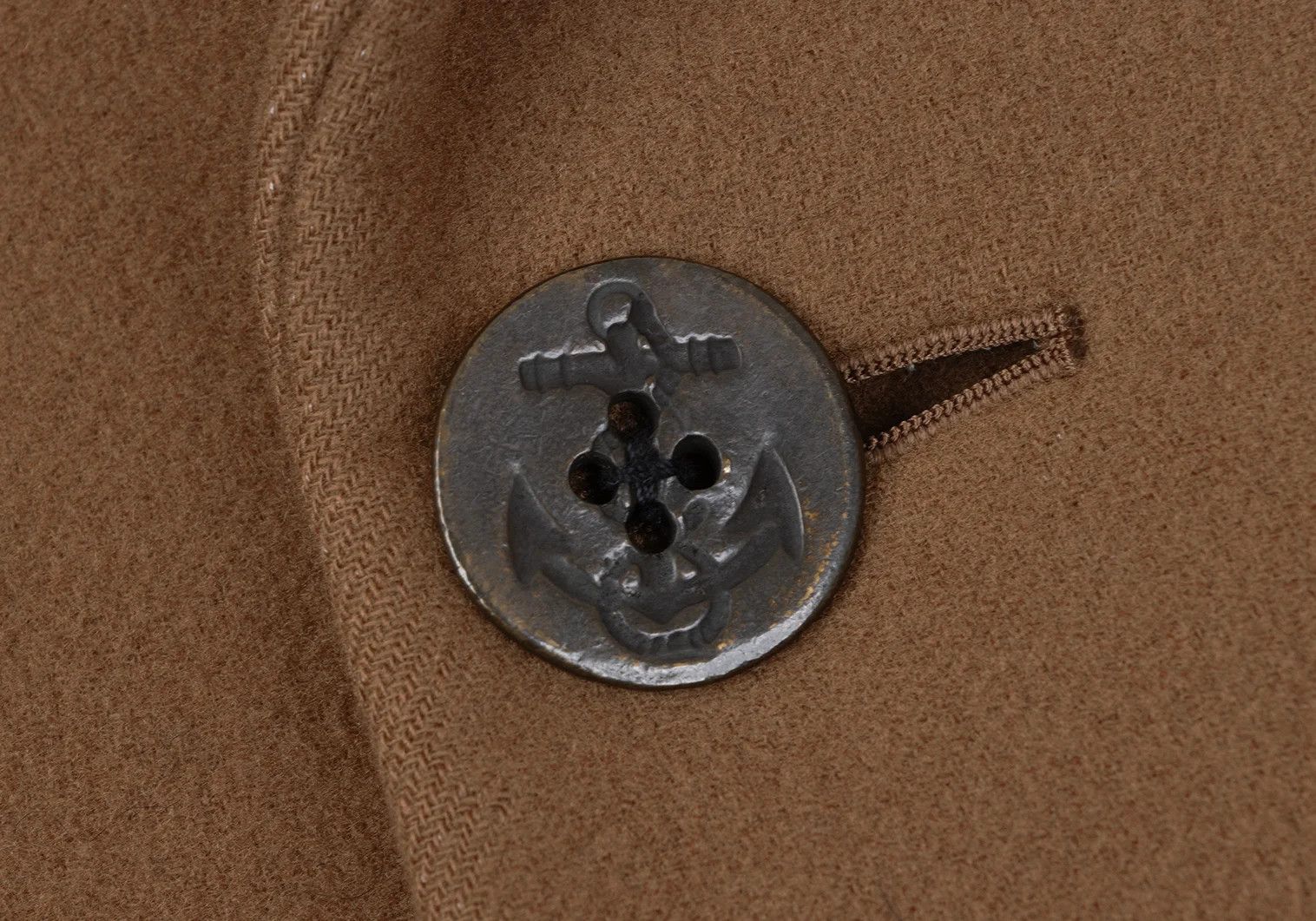 Jean Paul Gaultier Wool Melton Peak Lapel P Coat in Camel Size 50 Size US M / EU 48-50 / 2 - 11 Thumbnail