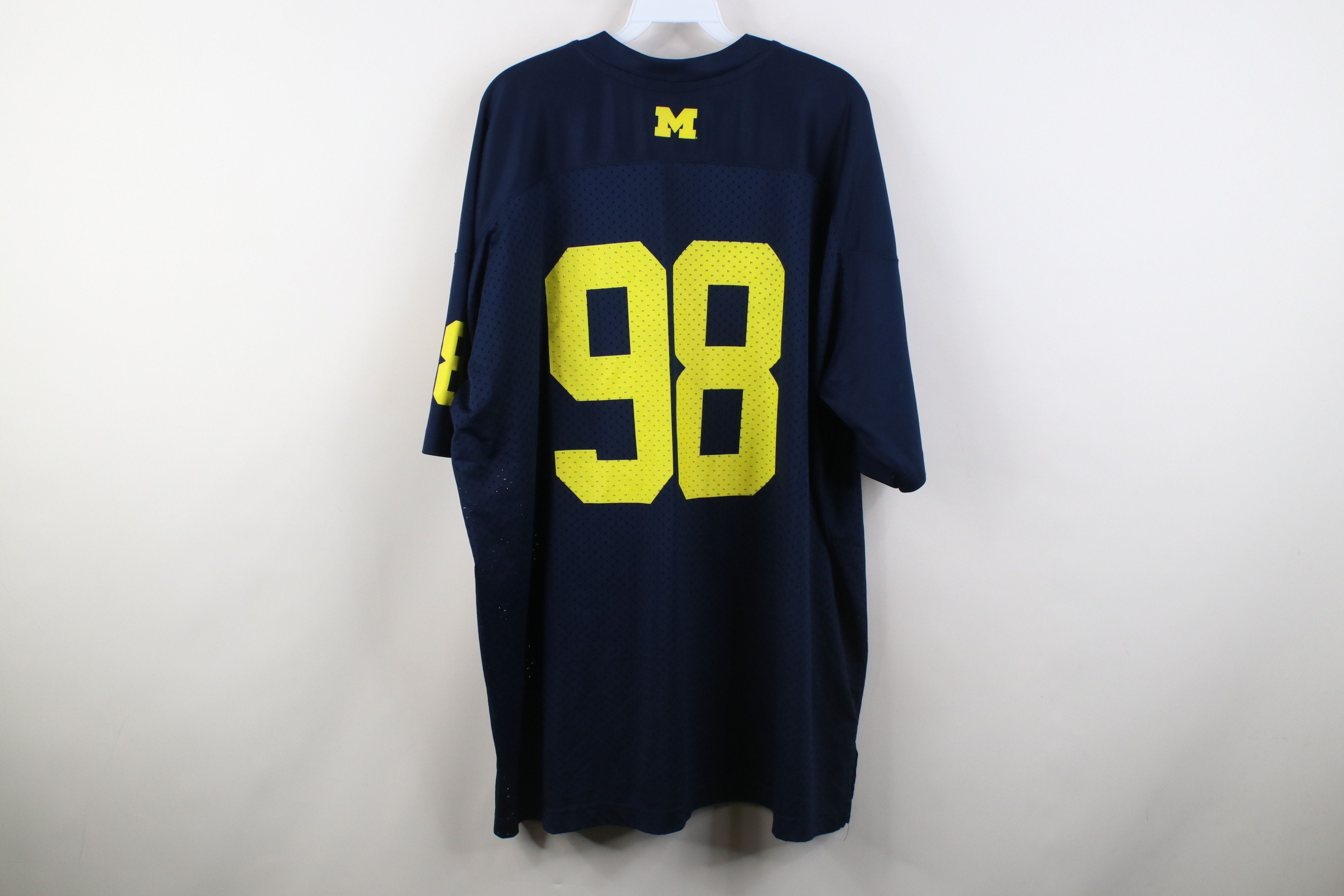 Adidas Adidas University of Michigan Football Jersey Blue #98 Size US XXL / EU 58 / 5 - 13 Thumbnail