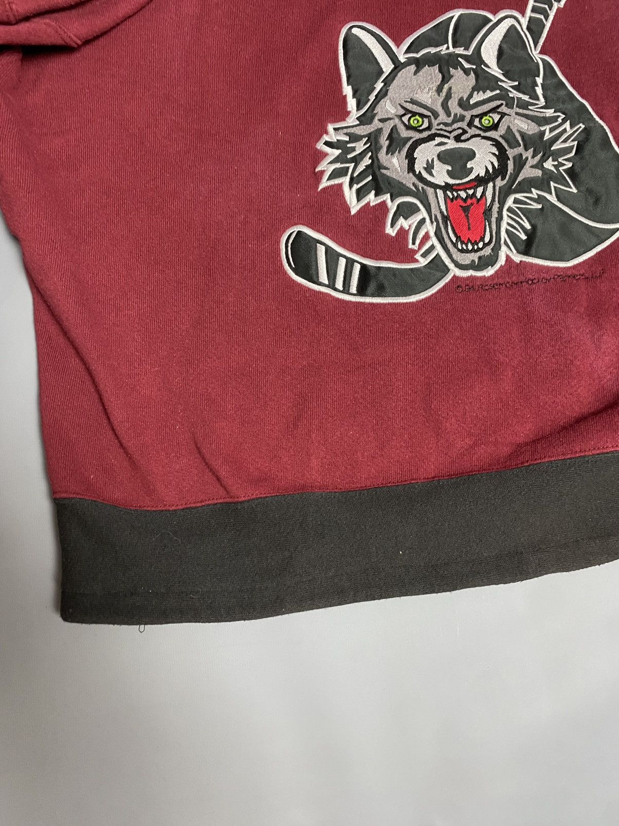 Starter VTG 90s Chicago Wolves Hockey Sweatshirt Jersey USA Mens M Size US M / EU 48-50 / 2 - 12 Thumbnail