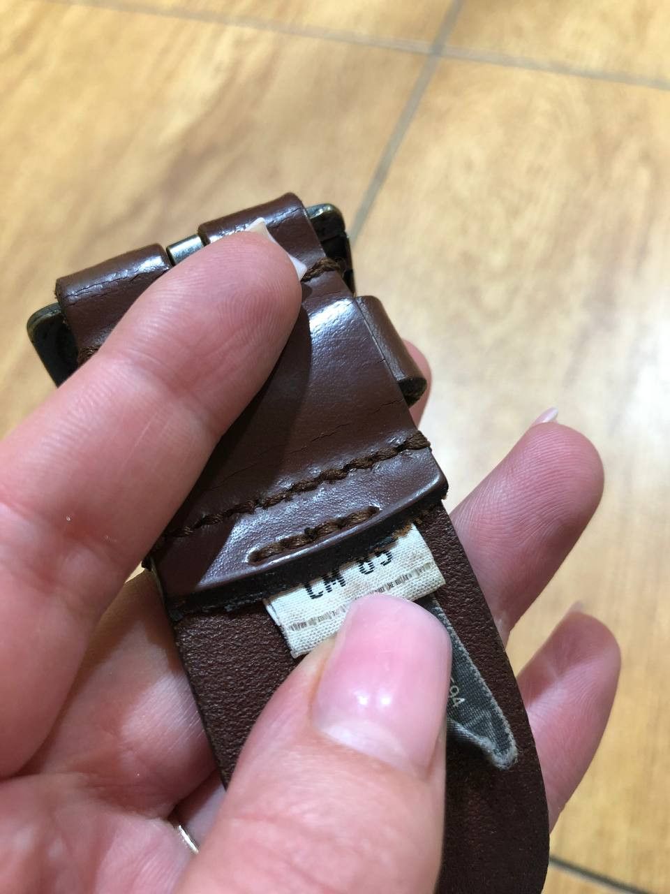 Diesel Vintage DIESEL 1978 Brown Leather Belt Men's Size ONE SIZE - 6 Thumbnail
