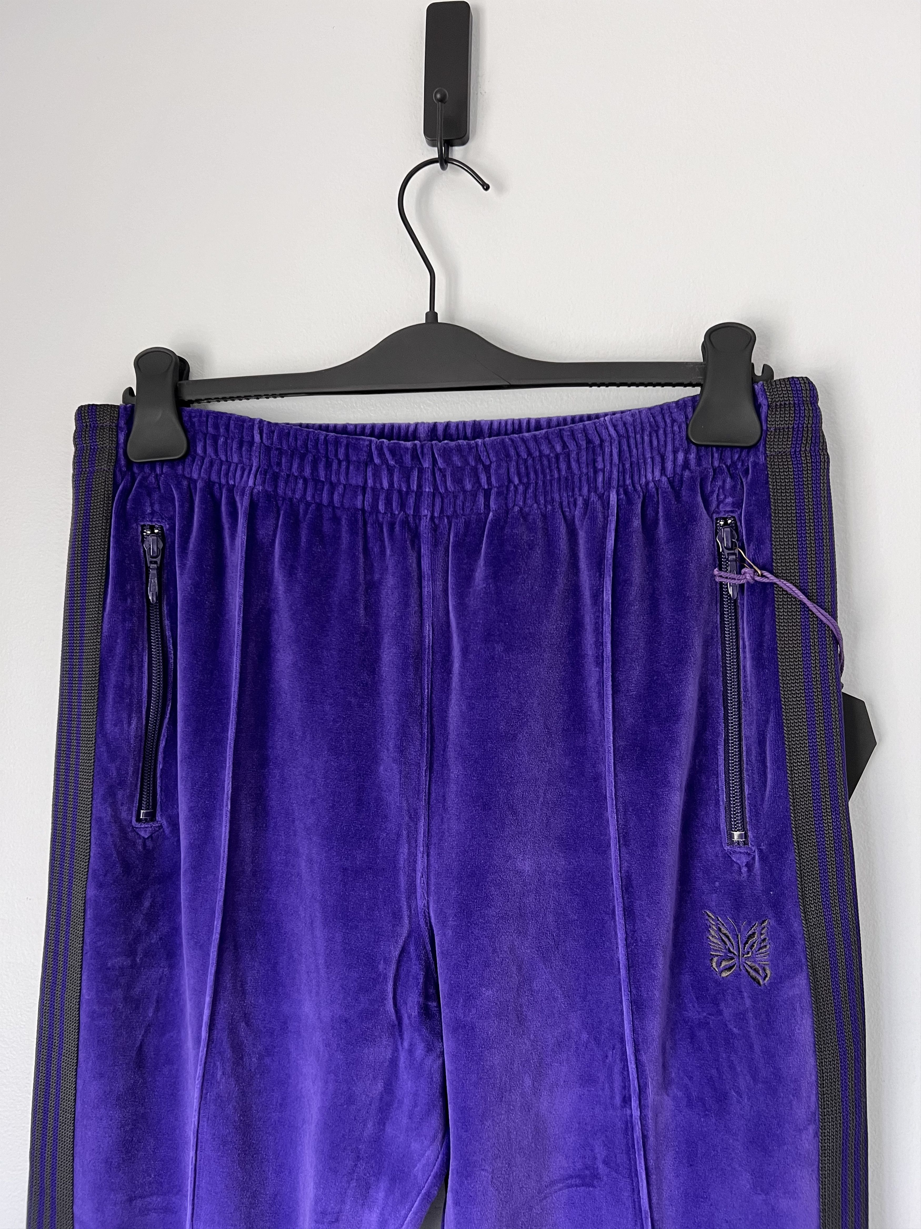 Needles Needles Velour Track Pants in Purple Size US 34 / EU 50 - 2 Thumbnail