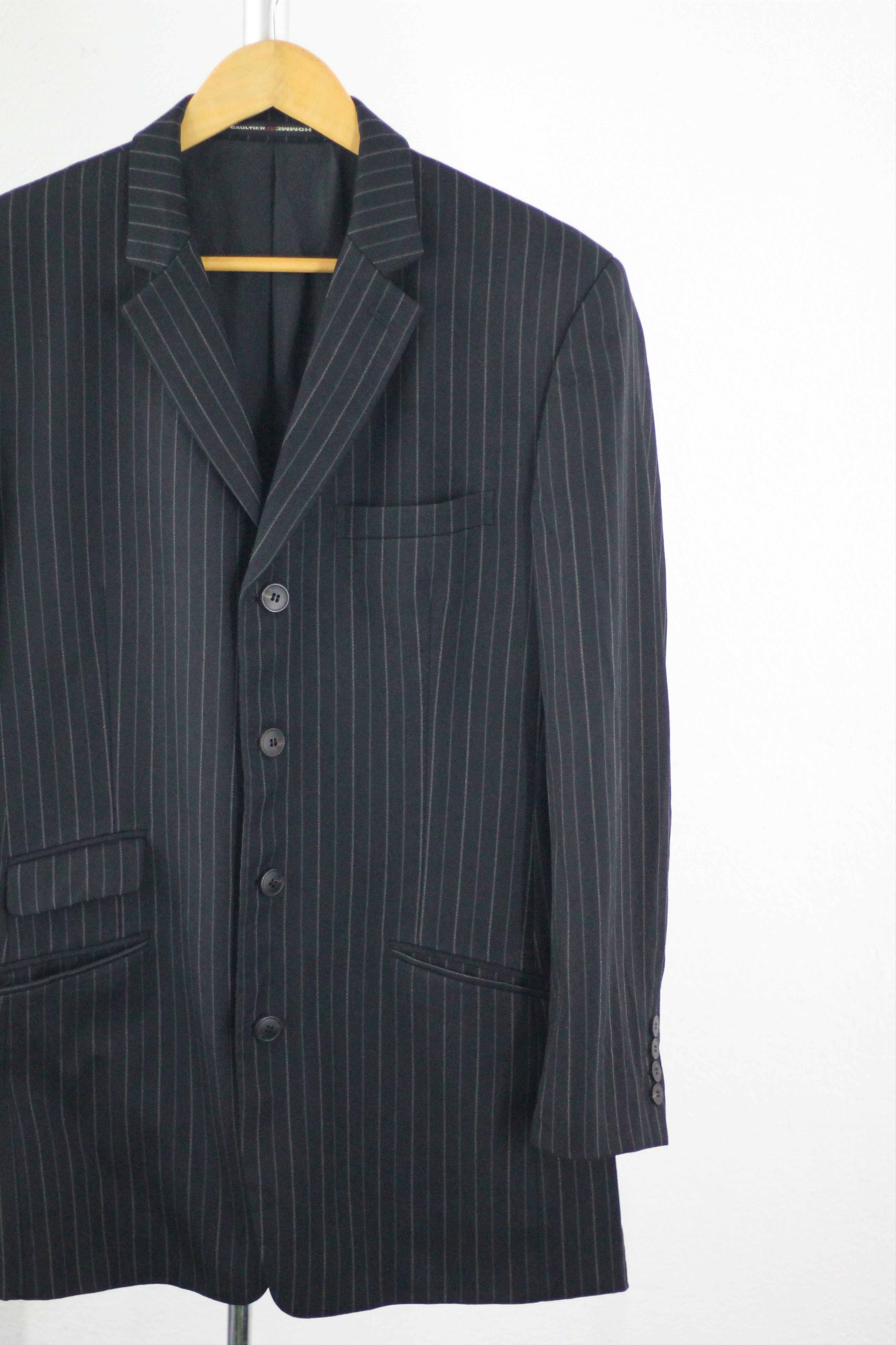 Gaultier Homme Objet × Jean Paul Gaultier Vintage Object Gaultier Jean Paul Stripe Blazer Jacket Size US M / EU 48-50 / 2 - 4 Thumbnail