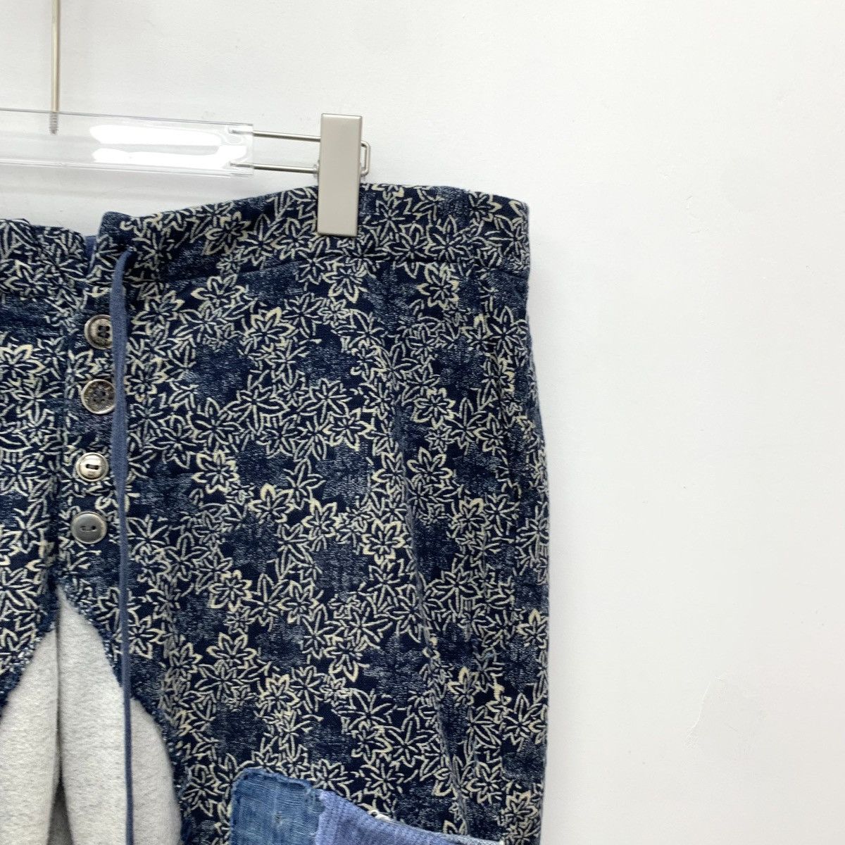 Greg Lauren Greg Lauren Floral Spliced Casual Kangaroo Pants K26WX Size US 36 / EU 52 - 3 Thumbnail
