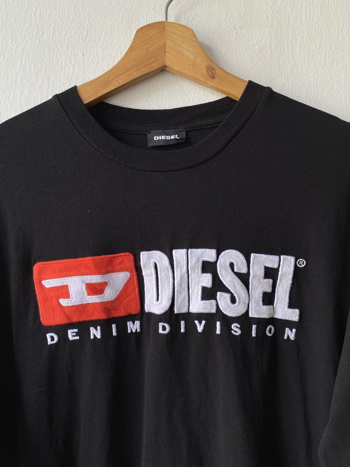 Diesel 2000s - Diesel D Logo Design Denim Division Shirt Size US M / EU 48-50 / 2 - 5 Thumbnail