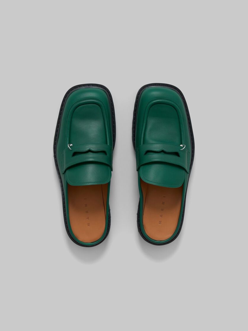 Marni o1w1db11025 Piercing 2.0 Chunky Sabot Loaffer in Green Size US 8 / EU 41 - 1 Thumbnail