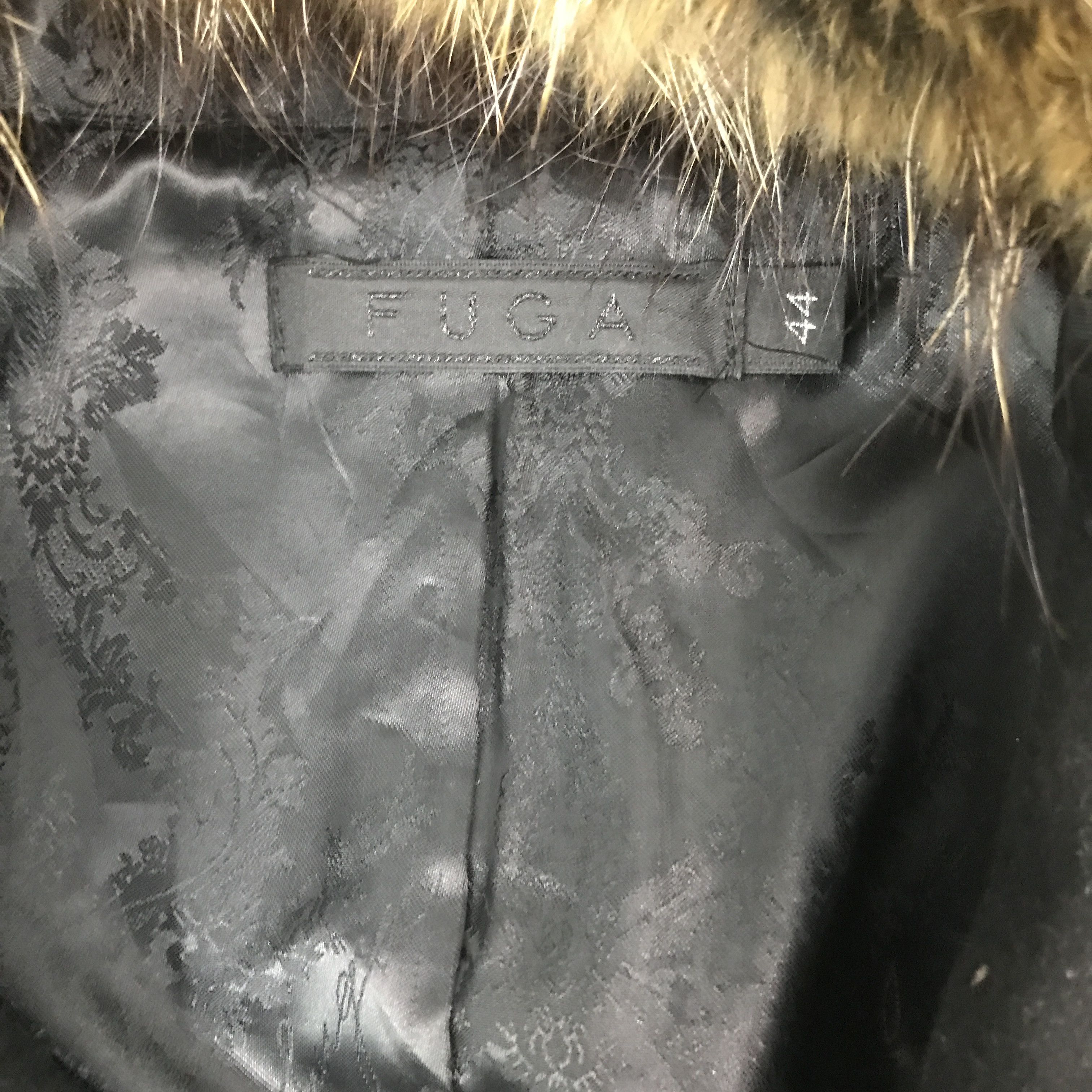 GOSTAR DE FUGA × Japanese Brand Vintage Fuga japan design wool long coat fur collar Jacket Size US S / EU 44-46 / 1 - 9 Thumbnail