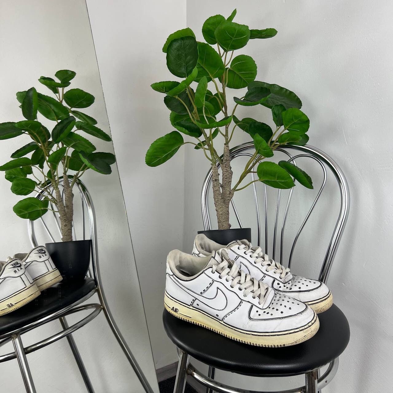 Other Nike Air Force 1 Shoes Y2k Swoosh Custom Size US 12 / EU 45 - 1 Thumbnail