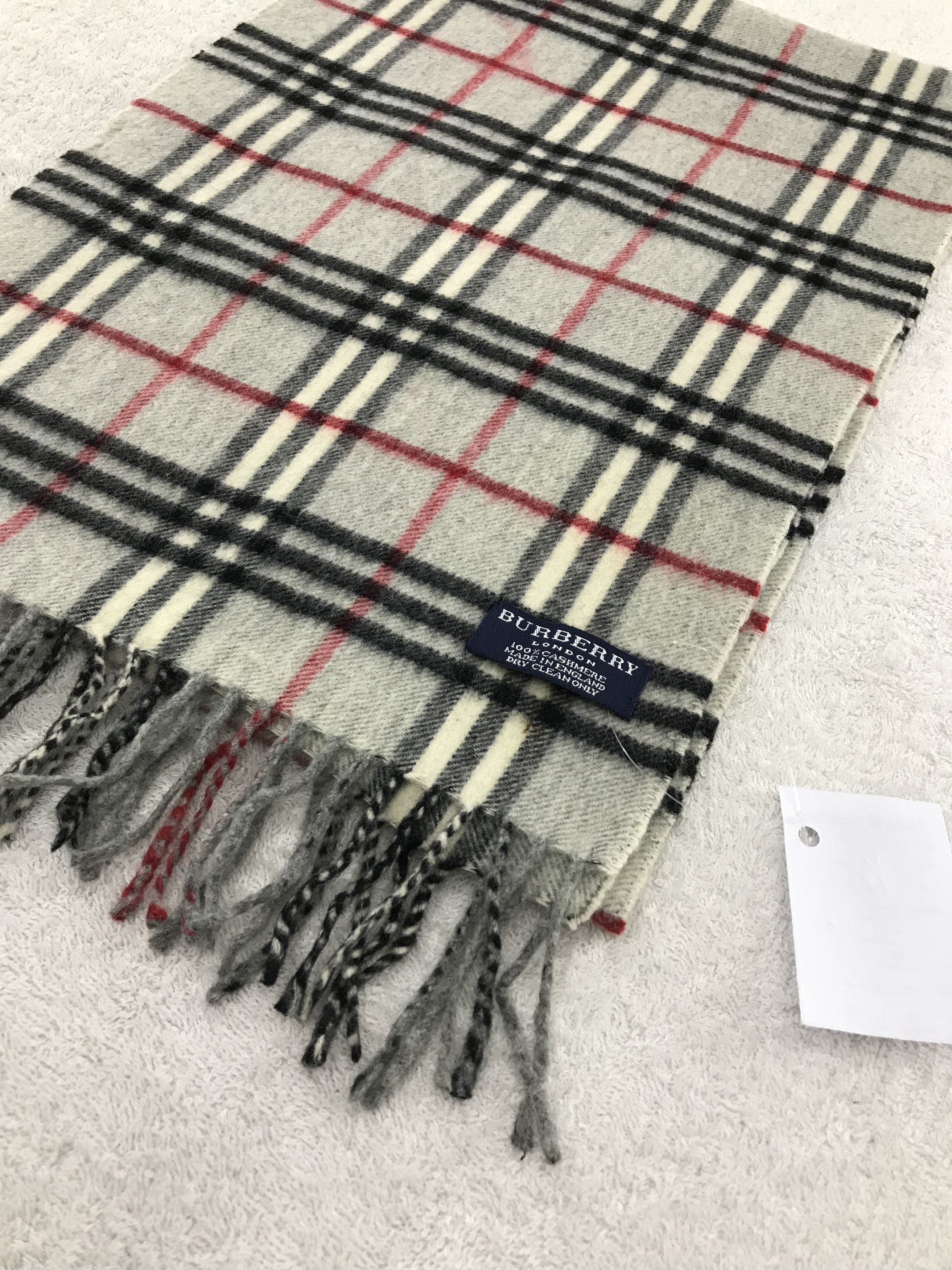 Burberry × Vintage Burberry Scarf / Muffler / Neckwear - WW928 Size ONE SIZE - 3 Thumbnail