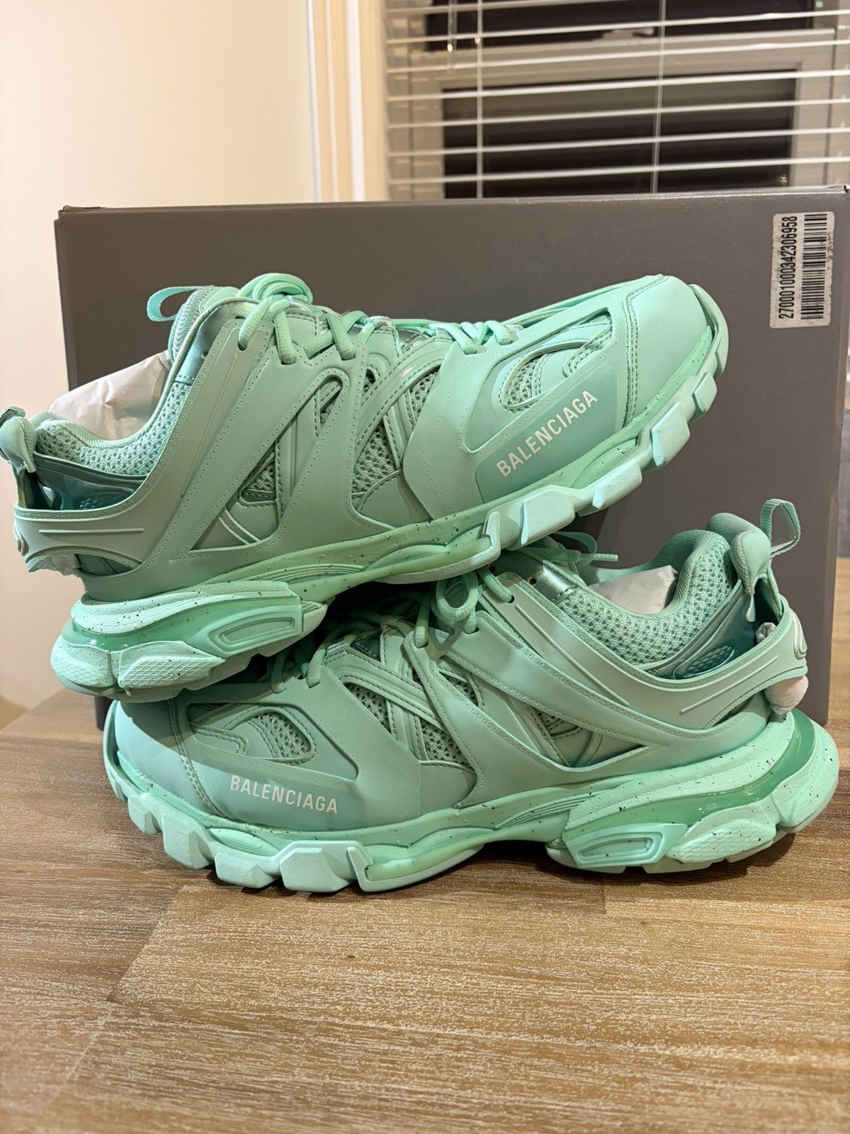 Balenciaga Mint Green Balenciaga Track 1.0 | Grailed display picture 1