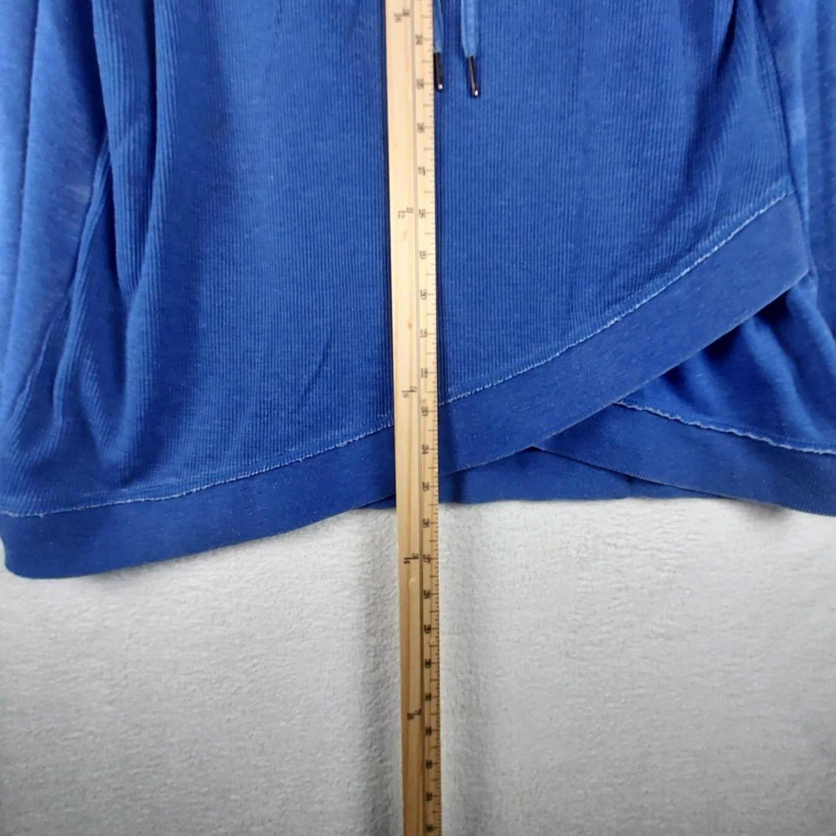 Calvin Klein Calvin Klein Blue Cowl Neck Long Sleeve Pullover Women L Knit Sweater Size L / US 10 / IT 46 - 6 Thumbnail