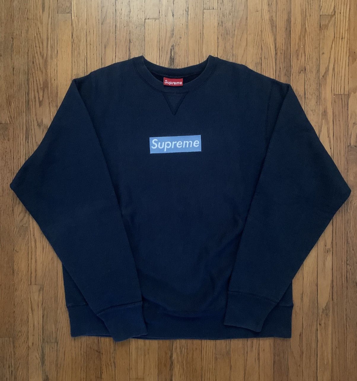 Supreme Supreme Textured Knotted Cardigan Blue XL | Grailed