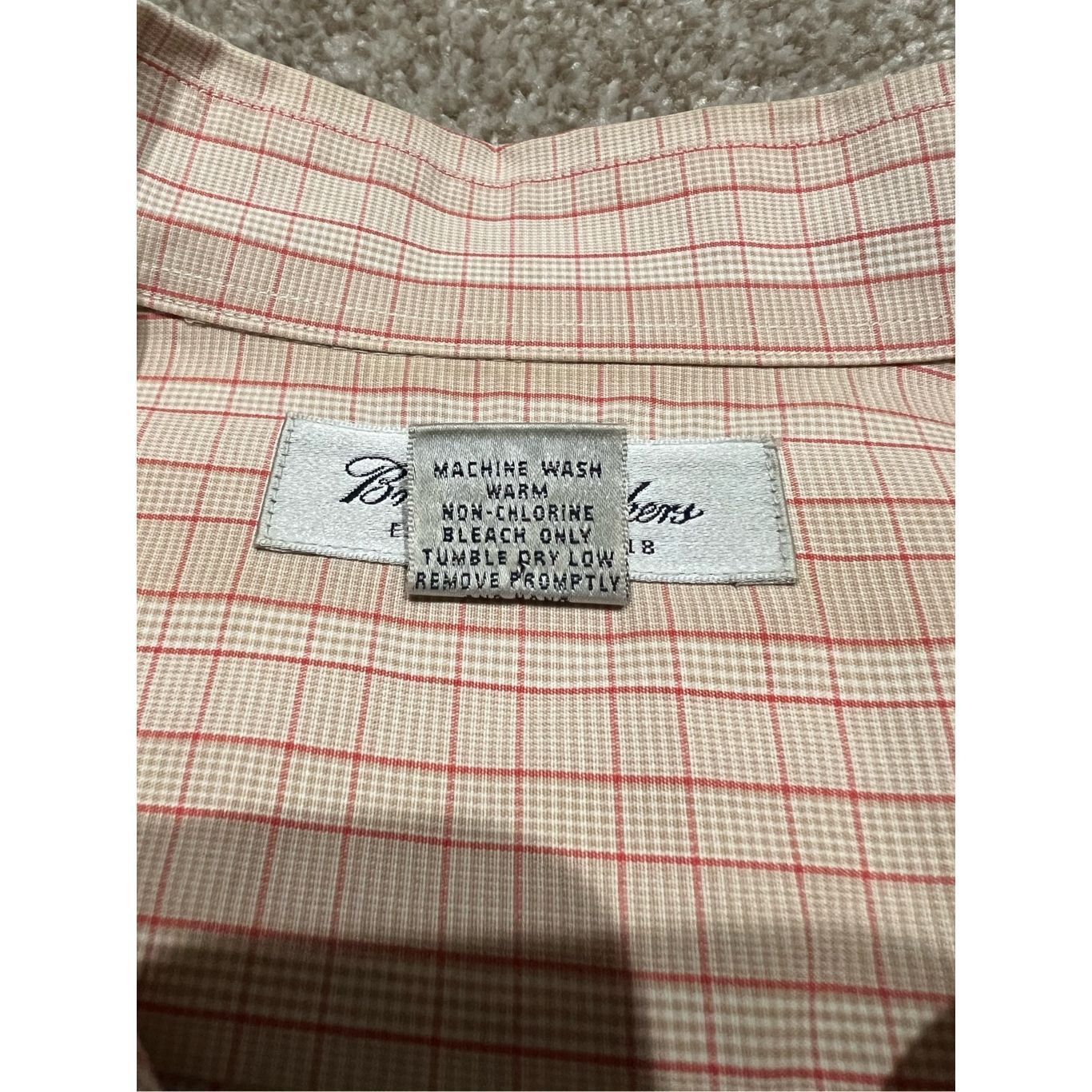 Brooks Brothers Brooks Brothers women button up shirt blouse top cream/red c Size XL / US 12-14 / IT 48-50 - 7 Thumbnail
