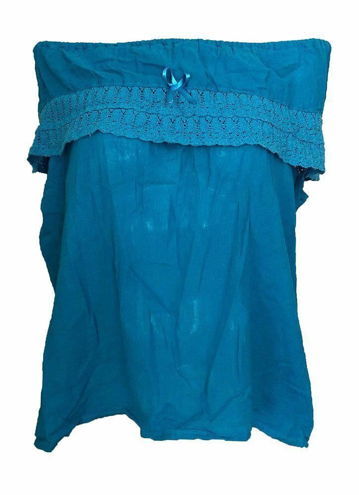 Designer Pre Owned Blue Hand Made Blouse L Size L / US 10 / IT 46 - 1 Thumbnail
