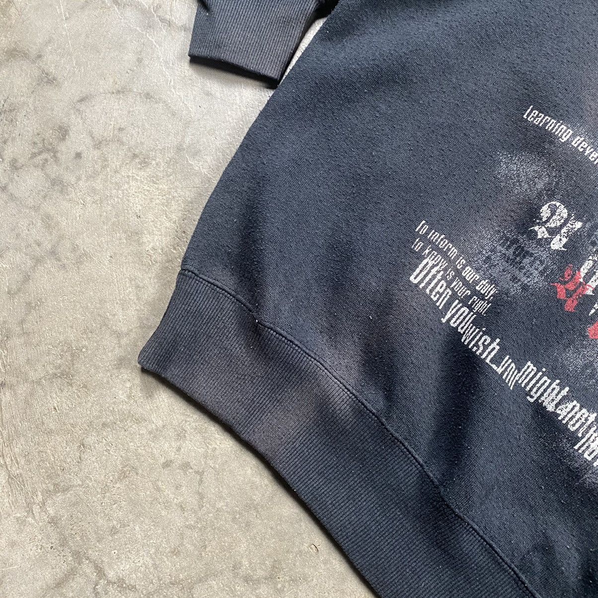 If Six Was Nine × Japanese Brand × Le Grande Bleu (L.G.B.) y2k Beaumont Carr Skulls Poem Tribal Sunfaded Boxy Size US L / EU 52-54 / 3 - 6 Thumbnail