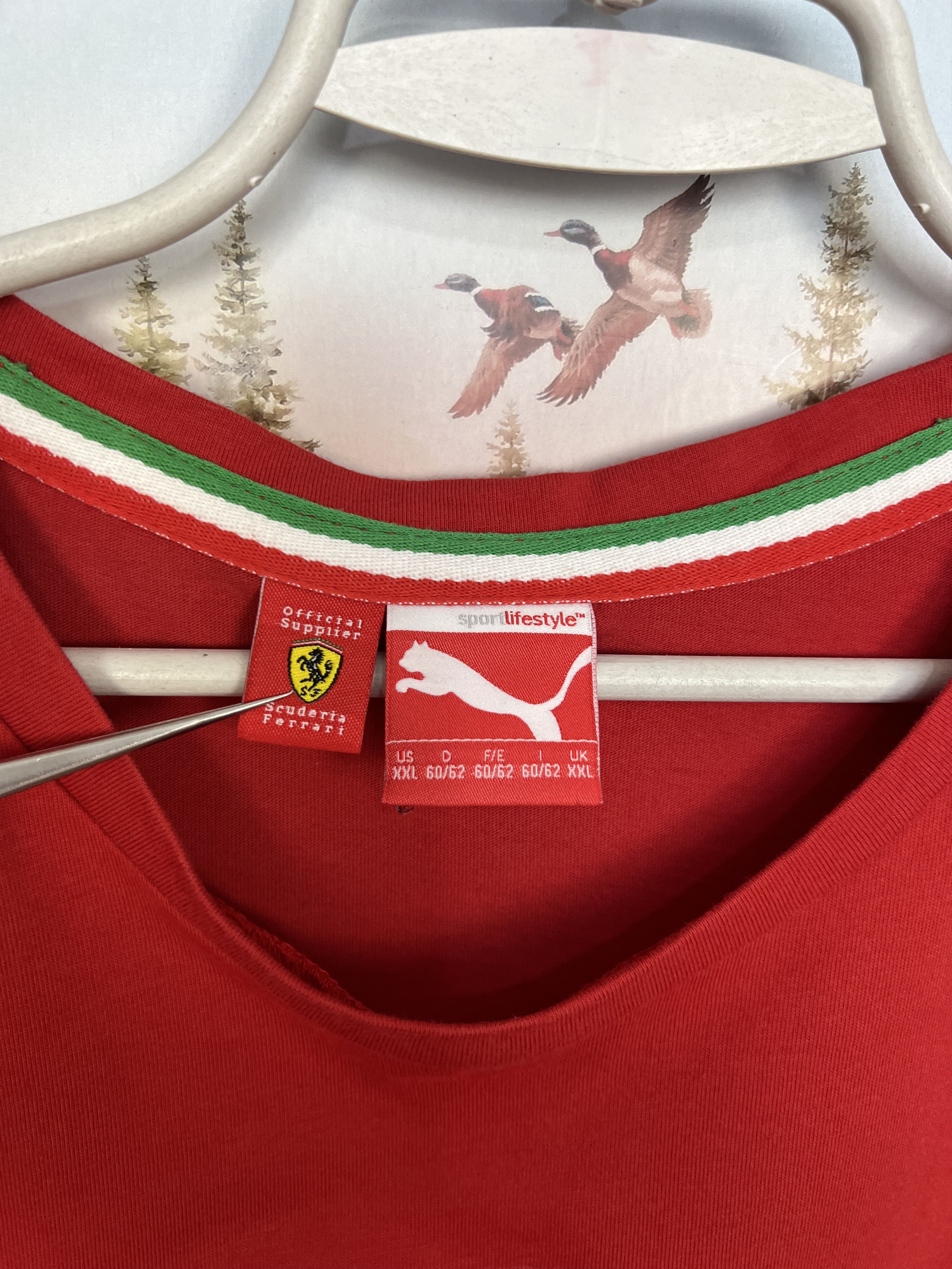 Puma Ferrari Racing Shirt Jersey Formula 1 Over Print Logo Trikot Size US XXL / EU 58 / 5 - 5 Thumbnail