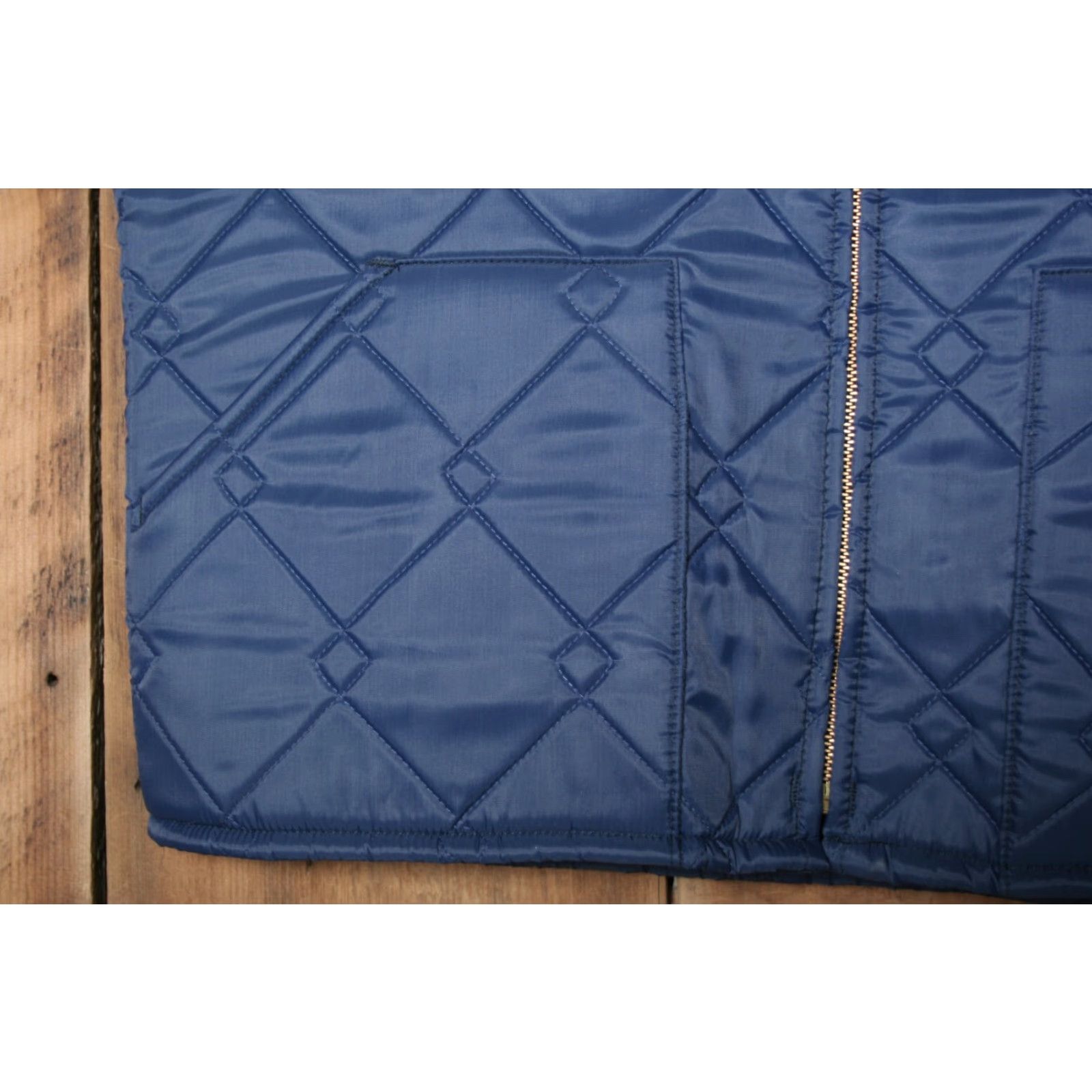 Imperial VINTAGE KEY IMPERIAL Blue Diamond Quilted Insulated Bomber Jacket XL/2XL Mens Jacket Size US XL / EU 56 / 4 - 5 Thumbnail