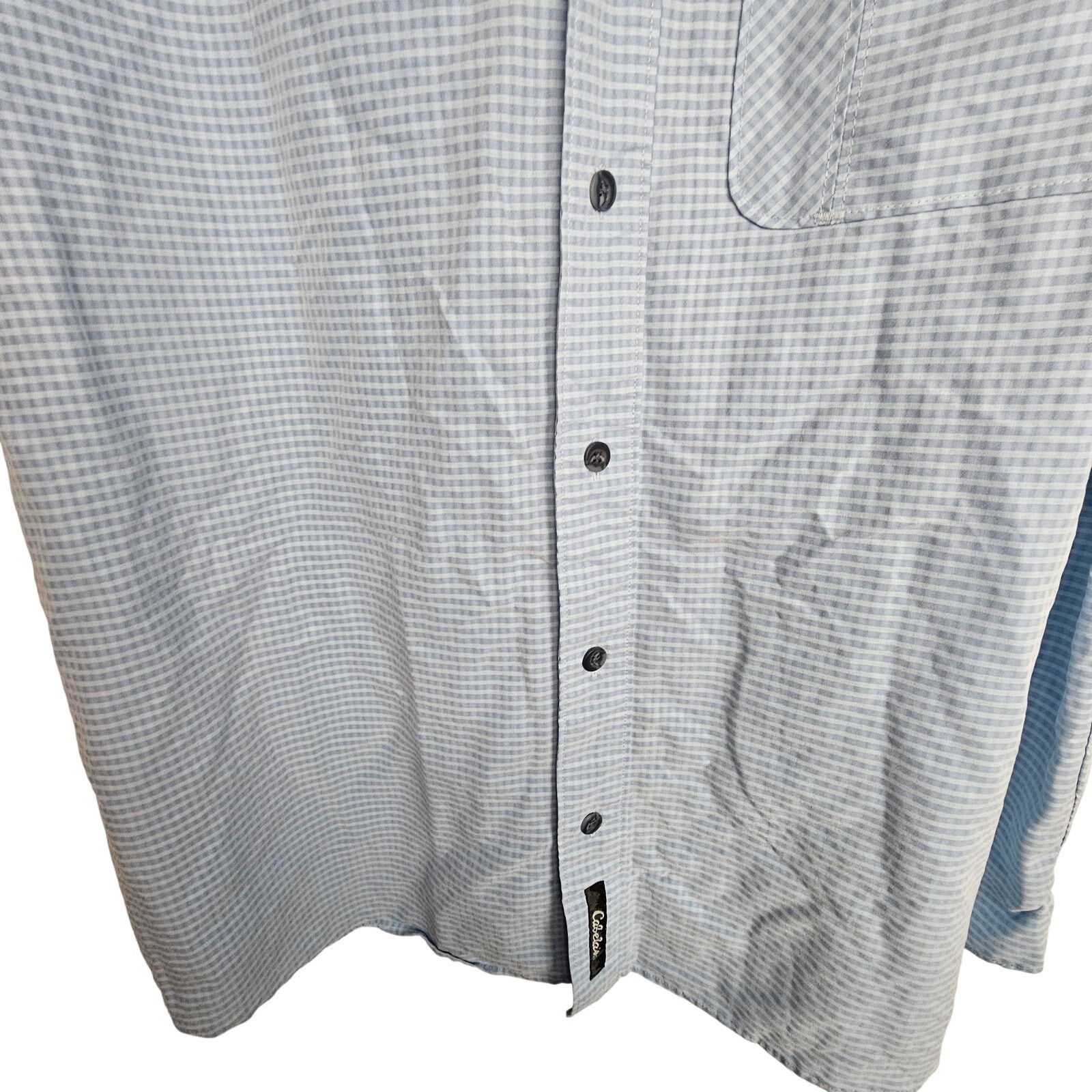 Cabelas Cabelas Mens Gingham Button Shirt Size XL Gorpcore Hiking Size US XL / EU 56 / 4 - 3 Thumbnail